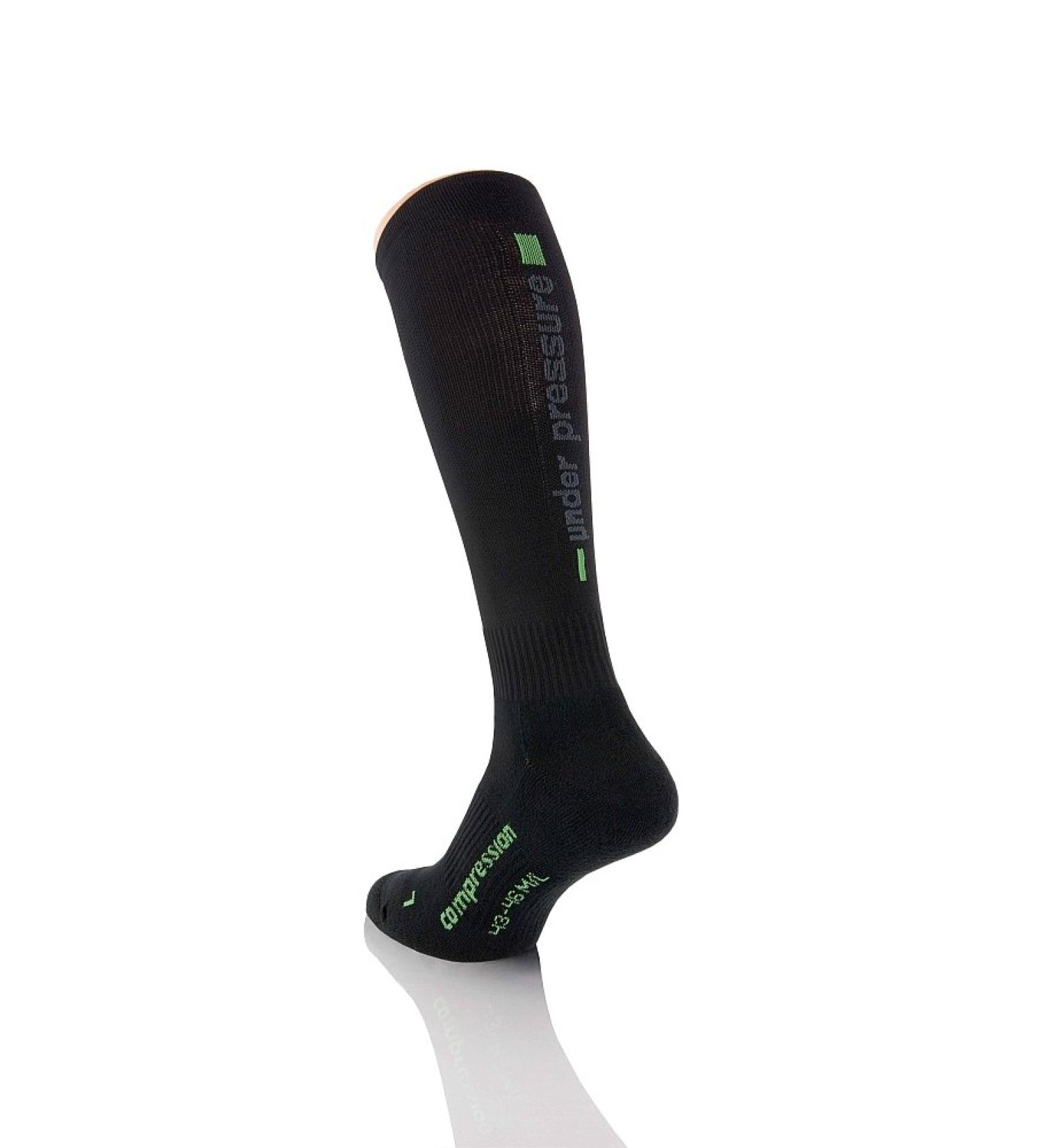Buy 'Under Pressure' Sport Compression Stockings (18-21 mmHg) - Made in Germany | Sizes 43-46 M/L Black - International Shipping Available - Buy Online on GoSupps.com