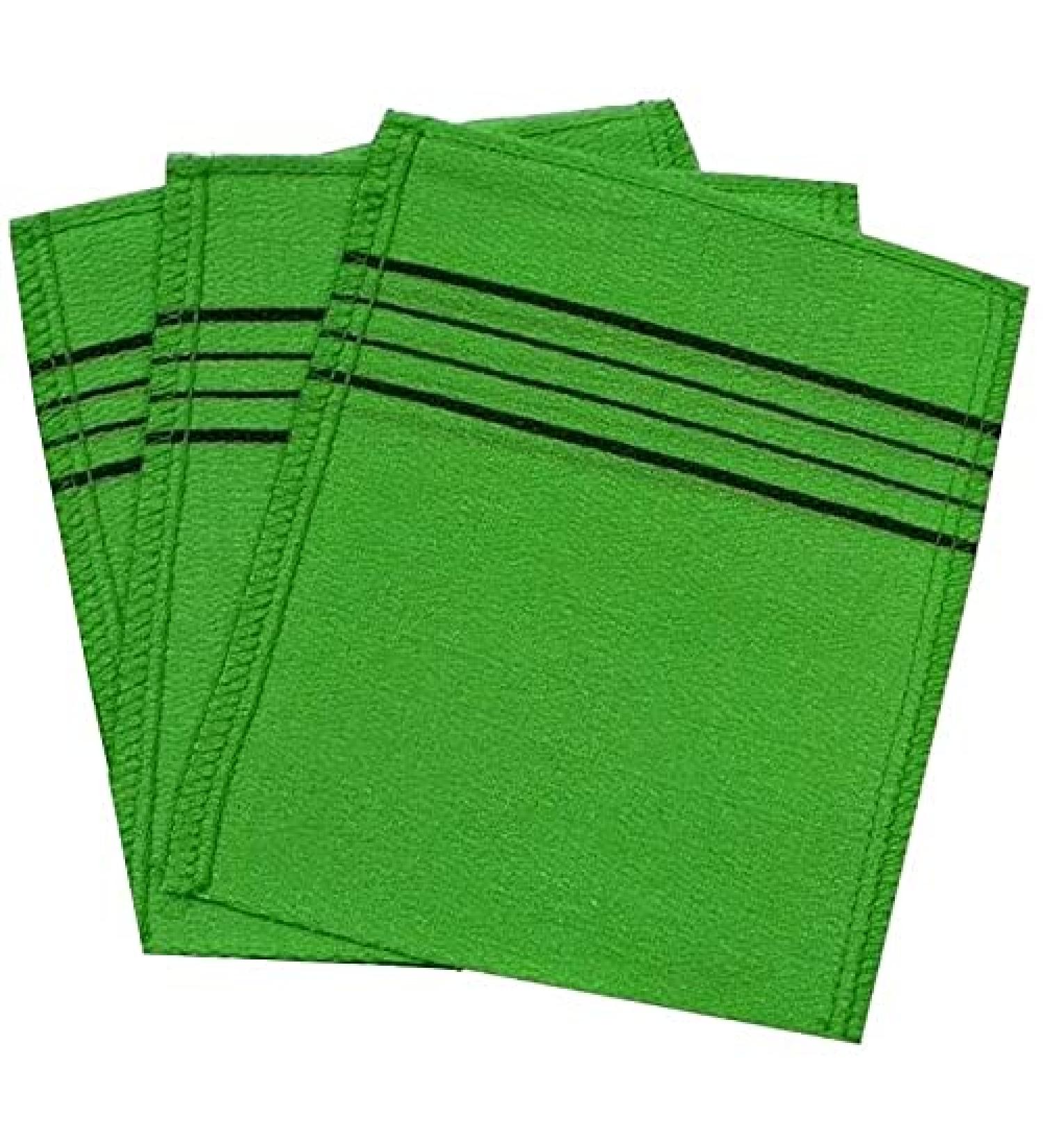 Tuoservo Korean Exfoliating Towel 3 Pack - Ultimate Body Scrub for Smooth Skin | International Shipping - Buy Online on GoSupps.com