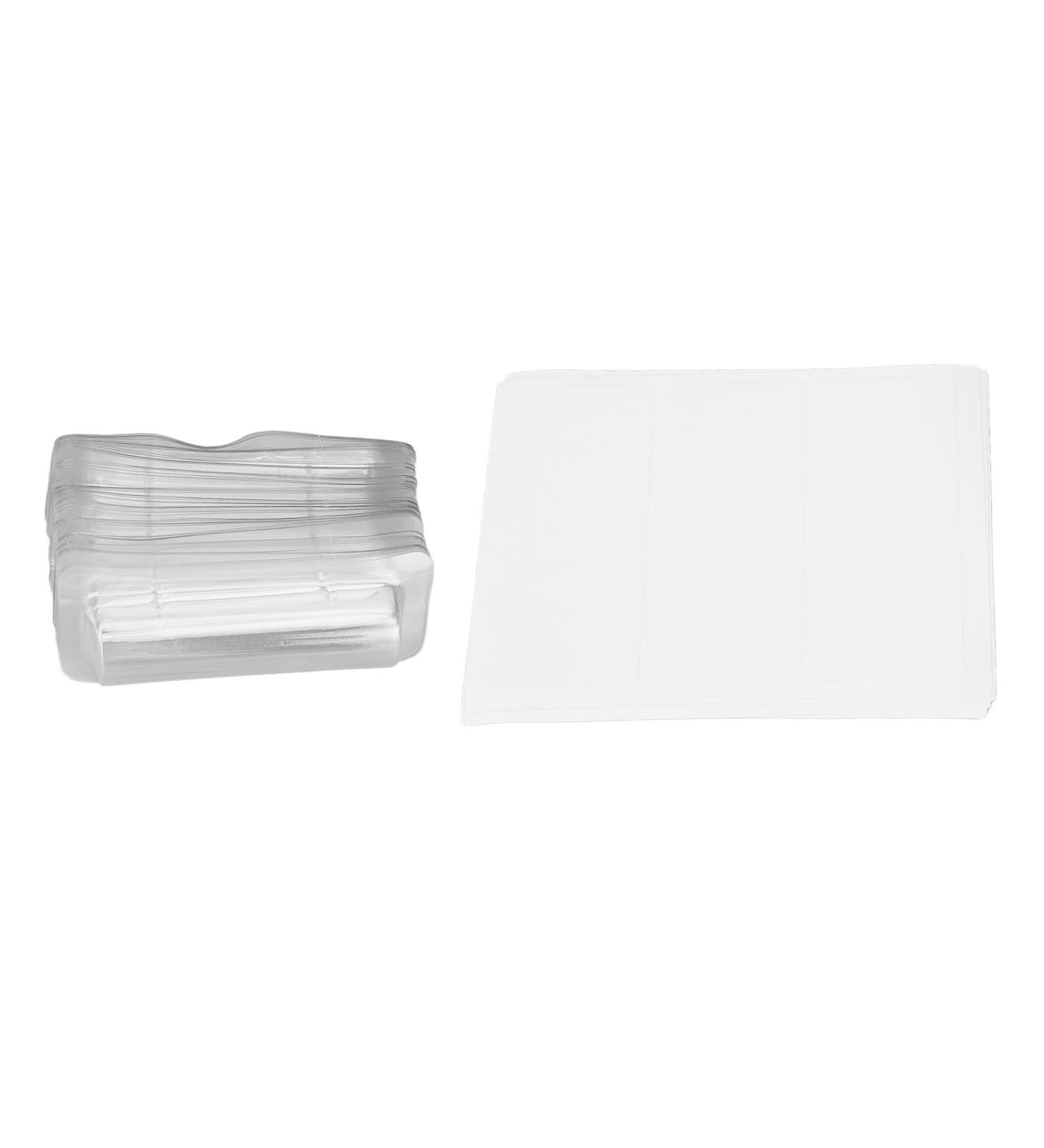  Masyrt 60pcs Lip Balm Bags Lip Balm Bags Professional DIY Clear Plastic Money Holder with Glue - Buy Online on GoSupps.com