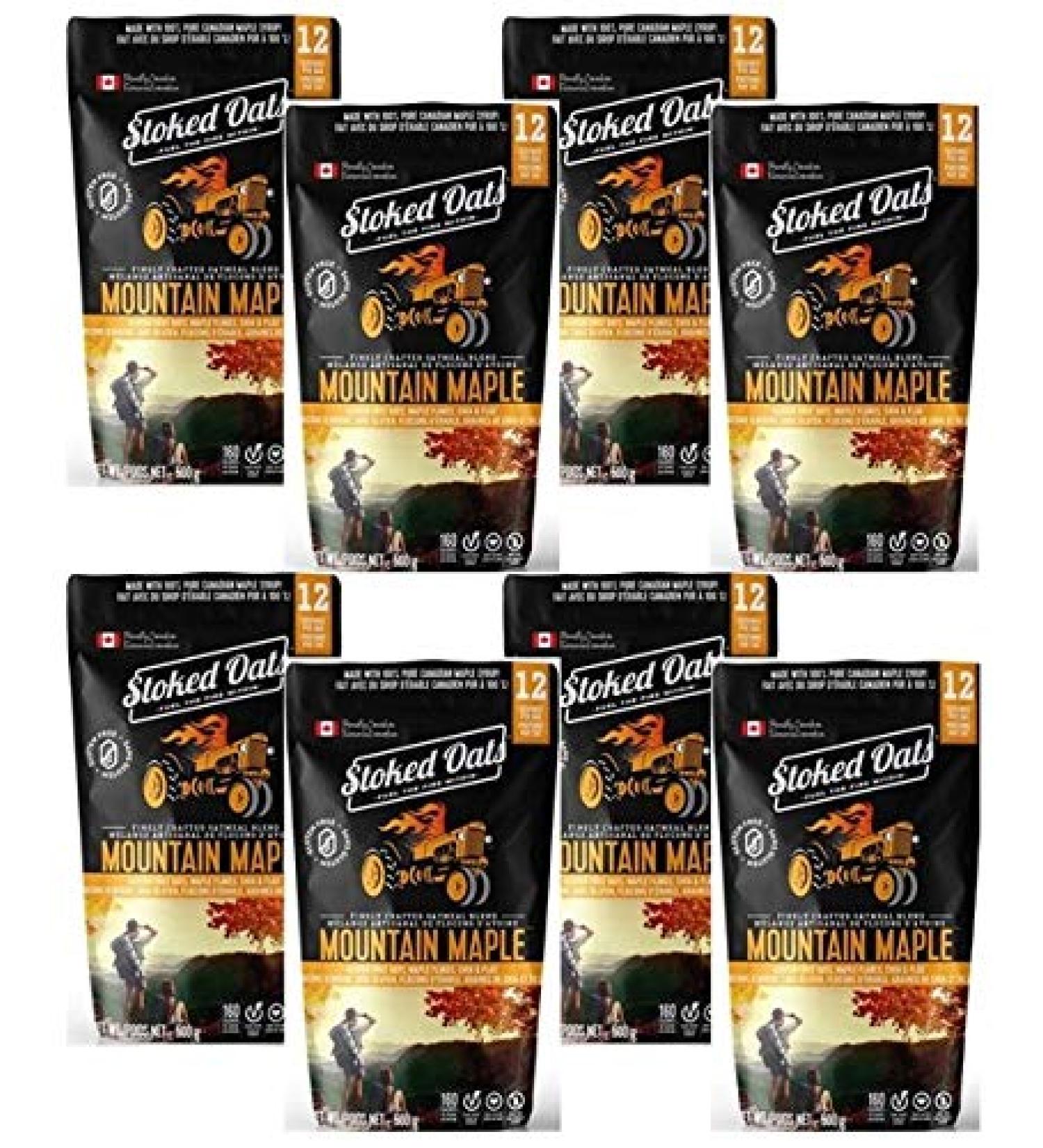 Stoked Oats Mountain Maple 500g Bag (Pack of 8)