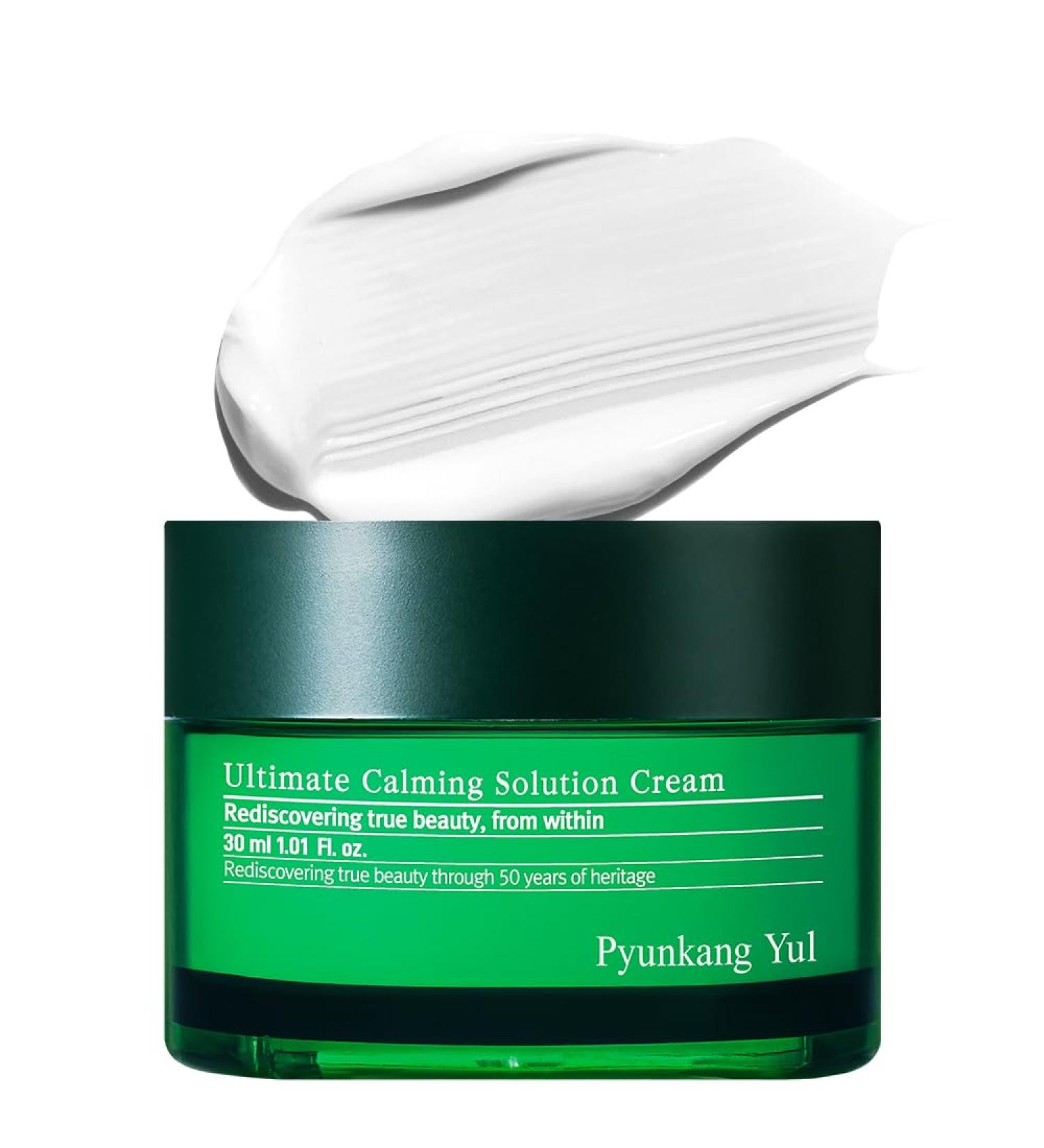 Pyunkang Yul PKY Ultimate Calming Solution Cream for Sensitive Skin with Patented Ingredients Moisturizer Intensely Calms & Soothes Redness with Cica & Tea Tree Korean Skincare (1.01 Fl. Oz 30ml) - Buy Online on GoSupps.com