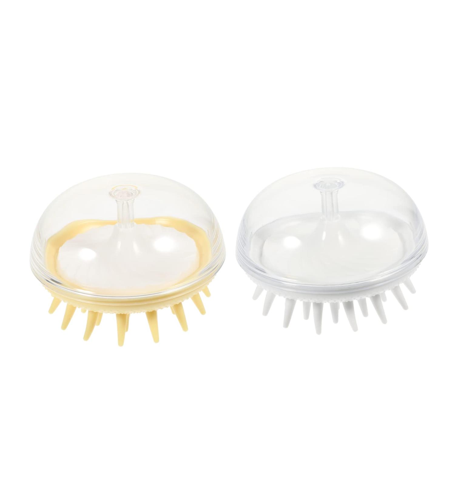Magiclulu 2-St Shampoo Brushes | Silicone Head Scrubber & Hair Massager for Scalp Care - Buy Online on GoSupps.com