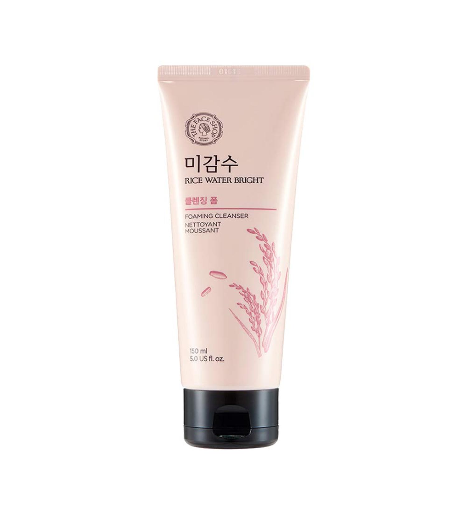 THE FACE SHOP RICE WATER BRIGHT Mousse nettoyante 150ml (Mousse nettoyante) - Buy Online on GoSupps.com