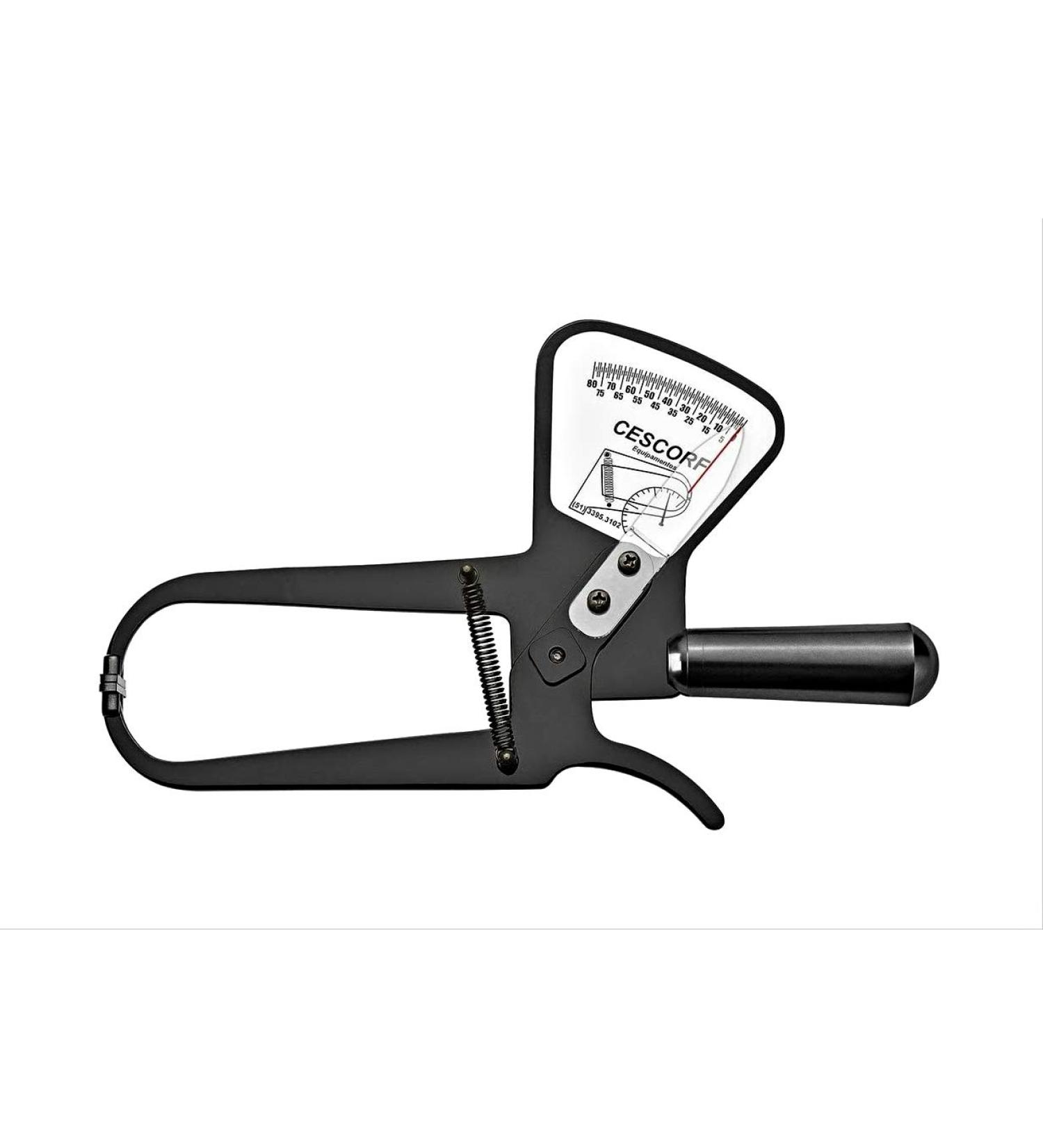 Cescorf Skinfold Body Fat Caliper with Case and Tape Measure - Measure and Calculate Body Fat Percentage with Precision - Buy Online on GoSupps.com