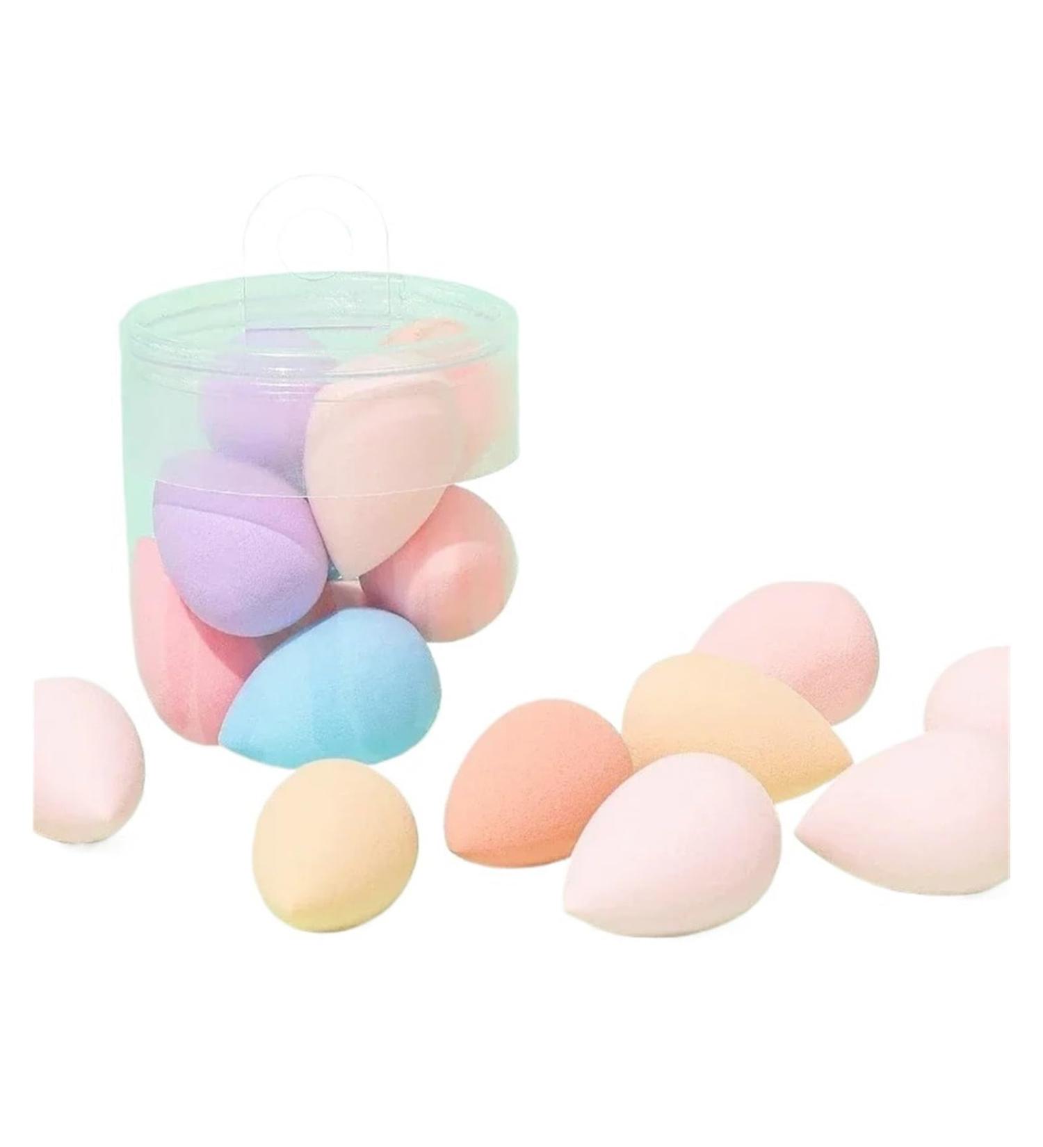 Mini Makeup Egg - Portable Concealer Sponge Puff Set | Small Makeup Sponge & Powder Puff (Random Color 2 Pack) - Perfect for Travel & Touch-ups - Buy Online on GoSupps.com