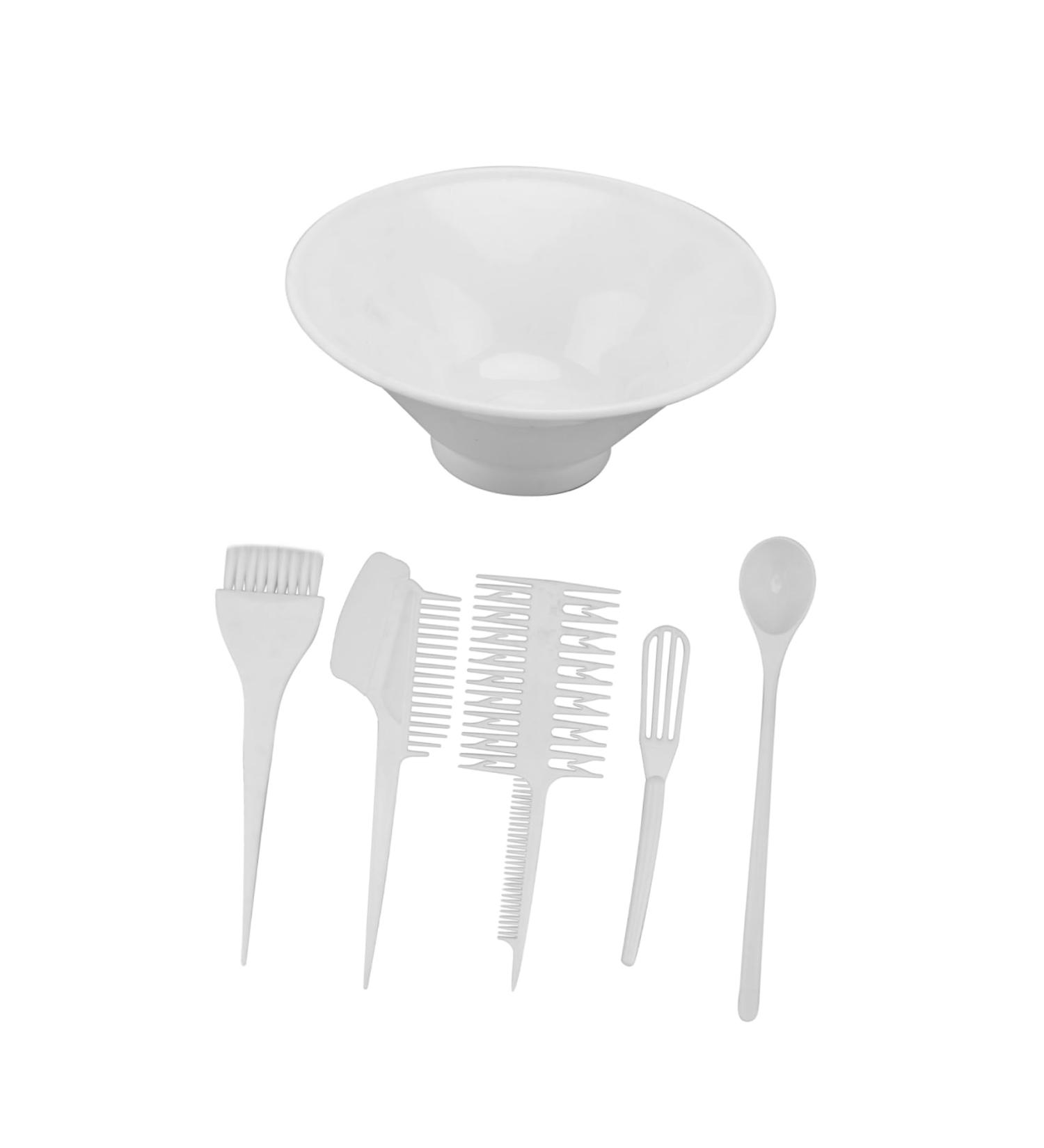 DOITOOL Set Beard Dye Brush Hair Coloring Bleaching Hair Bleach Brush Disposable Hair Coloring Kit Hair Dying Brush Highlight Comb Kits Combs Hair Coloring Bowl White Baking Oil - Buy Online on GoSupps.com