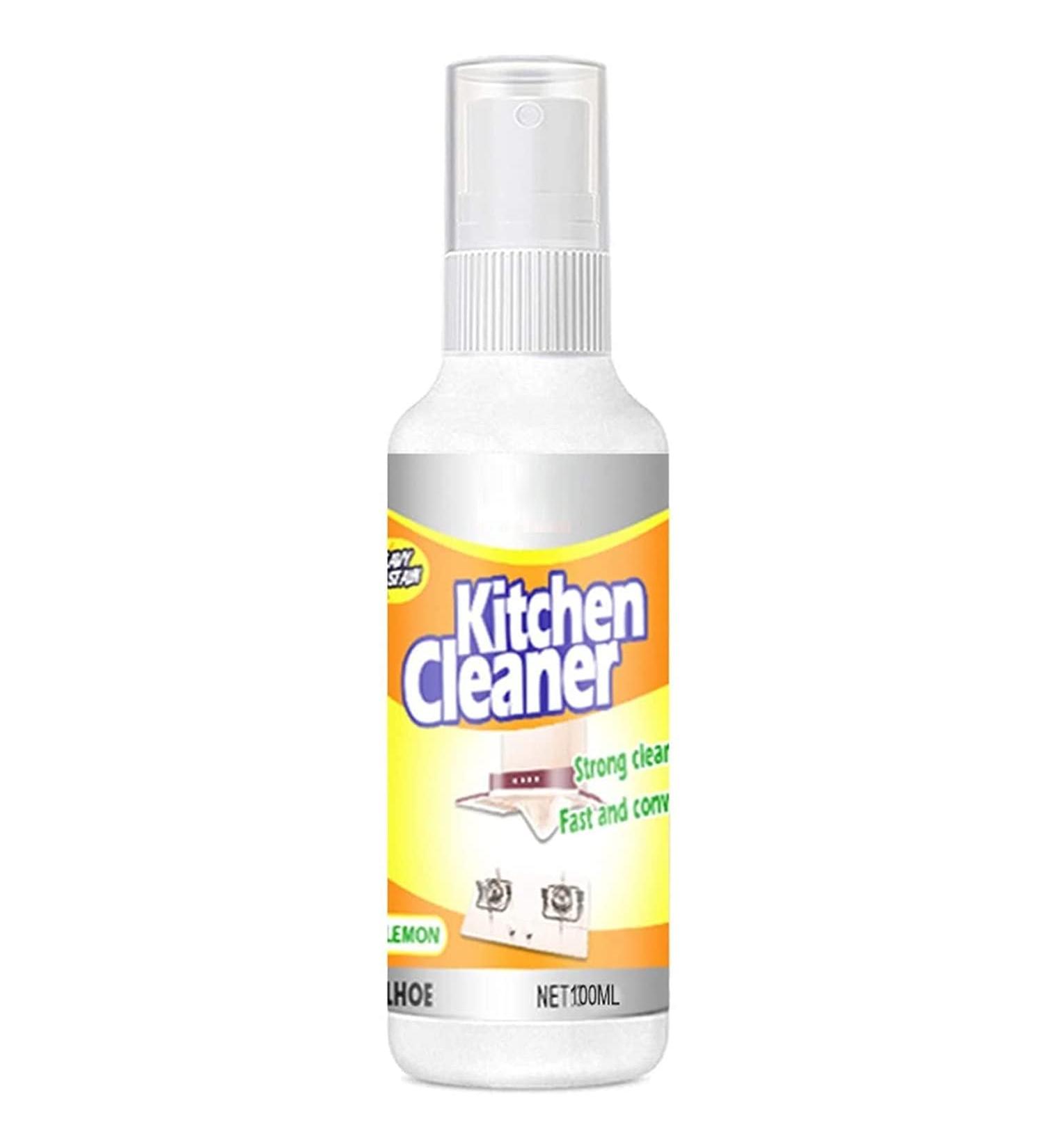 Kitchen Cooktop Cleaner Degreasing Cleaning Spray Heavy Oil Strong Decontamination Removes Kitchen Grease Grime Oil Stain Professional Foam Spray Household Cleaning Tool (100ml) - Buy Online on GoSupps.com