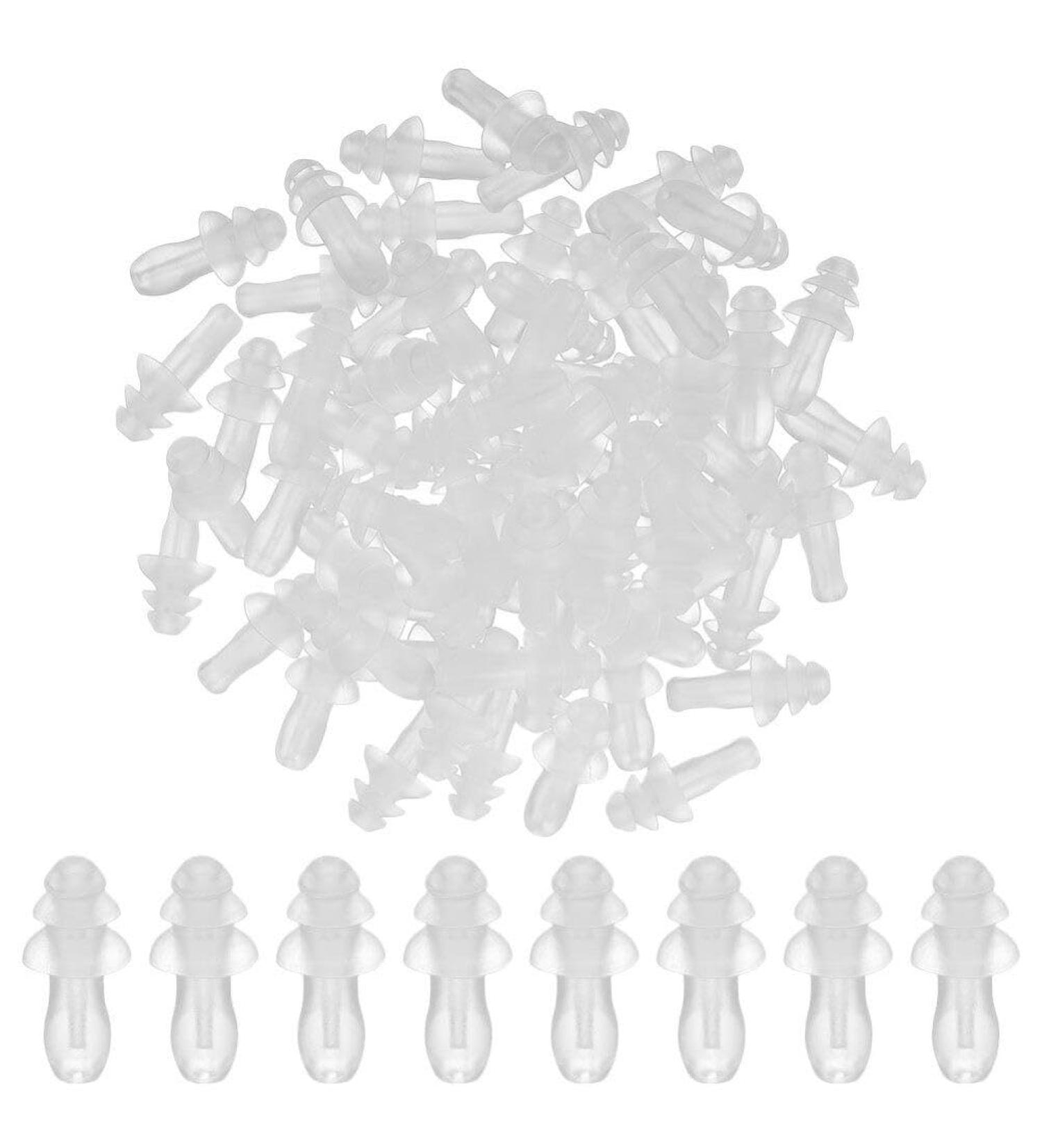 iPlusmile 50 Pairs Noise Reduction Ear Plugs - Waterproof Silicone & Reusable for Sleep Snoring Shooting Swimming Studying & Concerts - International Shipping Available - Buy Online on GoSupps.com