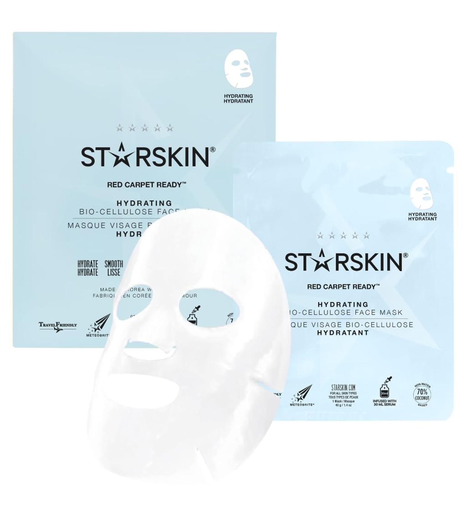 STARSKIN RED CARPET READY Hydrating Bio-Cellulose Face Mask - Hydration & Glow | International Shipping Available - Buy Online on GoSupps.com