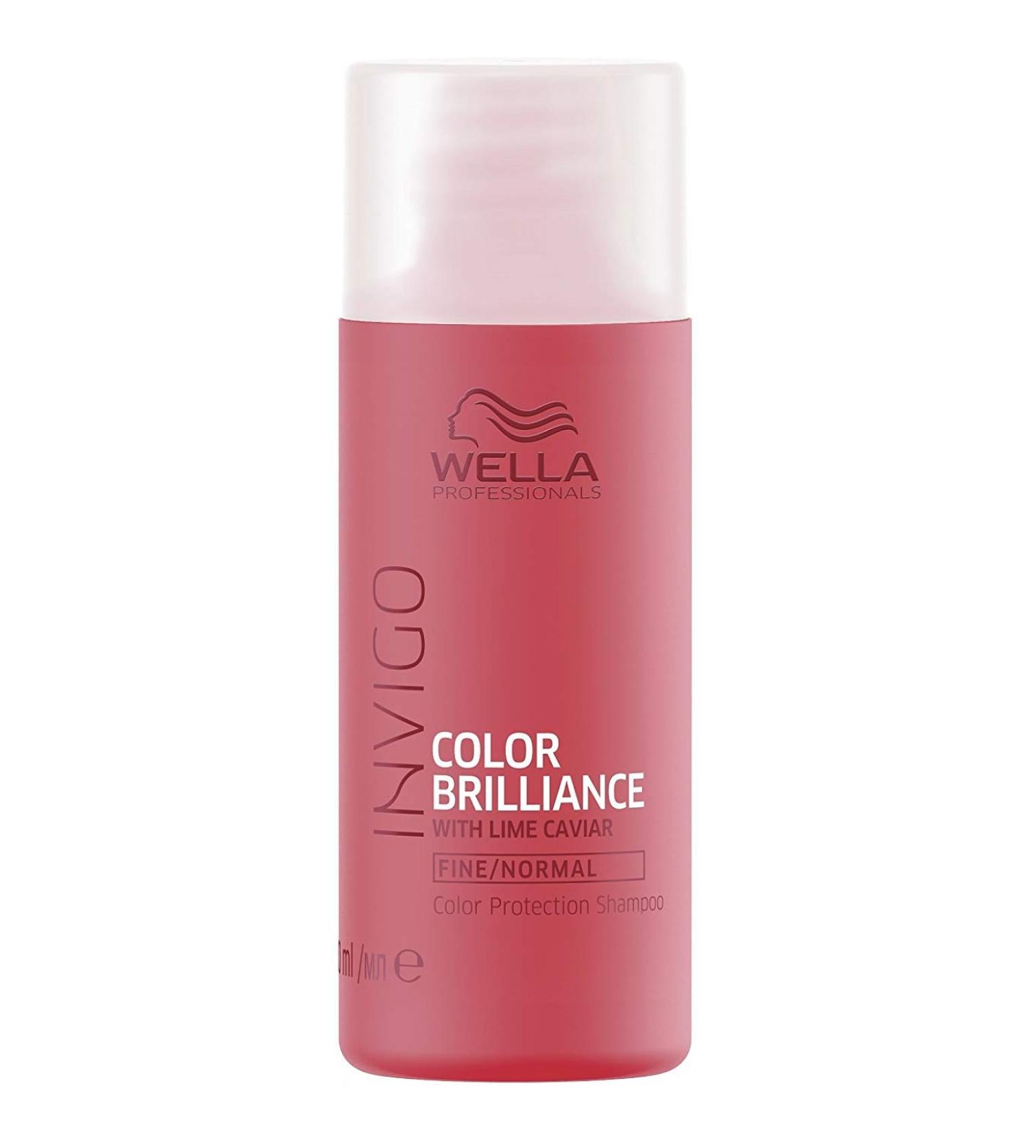 Wella Professionals Invigo Color Brilliance Color Protection Fine/Normal Shampoo, 50 ml