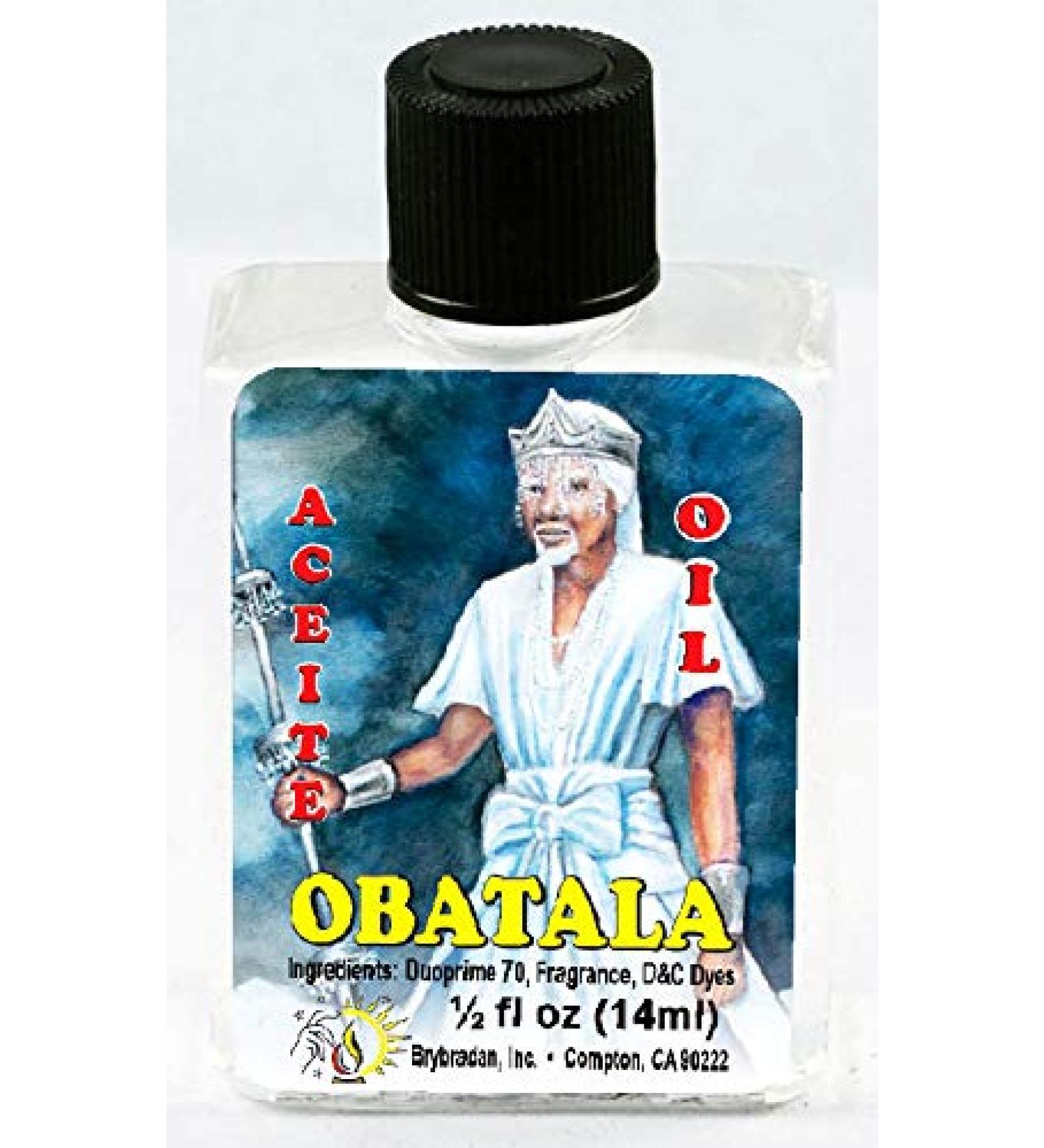 1 Pieces BRYBRADAN OBATALA Oil/ACEITE 1/2 FL OZ 14.7ML OBATALA 1 Fl Oz (Pack of 1)
