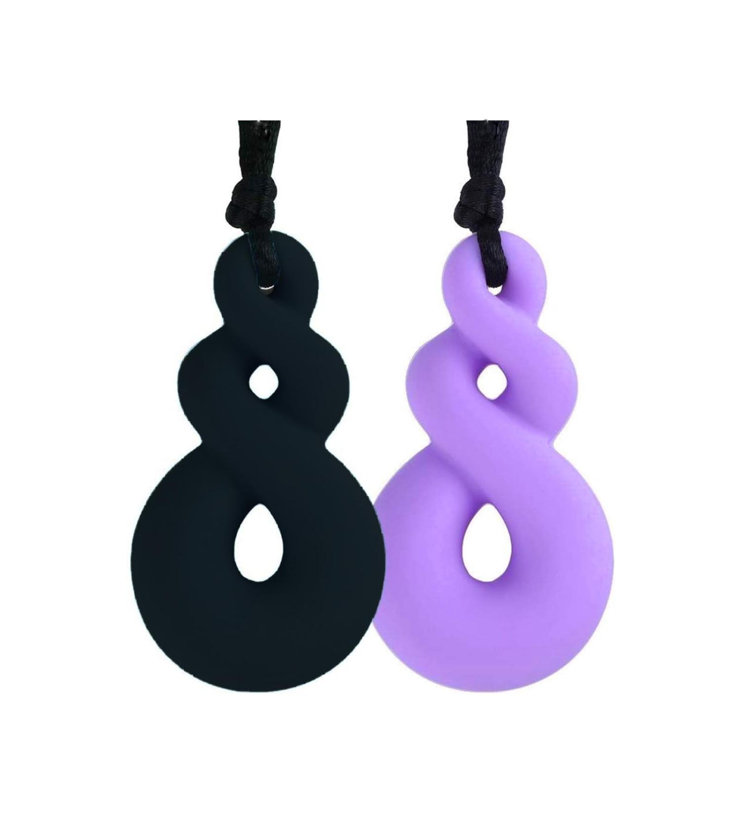 Chew Toys for Kids with ADHD & Autism - Safe Food Grade Silicone - 2 Pack | Ideal for Boys & Girls - Buy Online on GoSupps.com