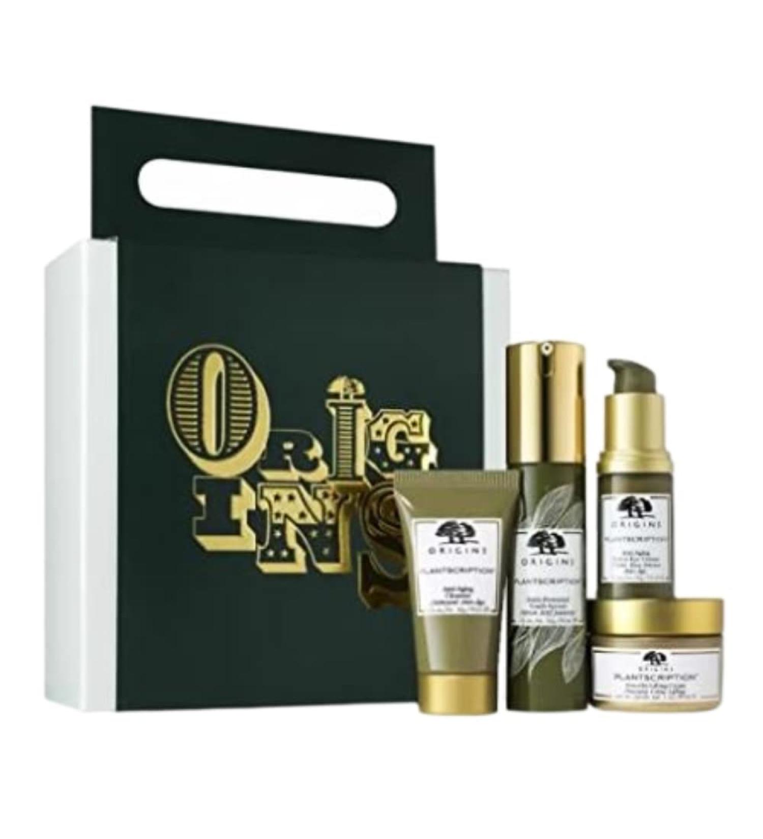 Origins ALL FOR YOUTH Plantscription Essentials To Cleanse & Plump 4 piece set