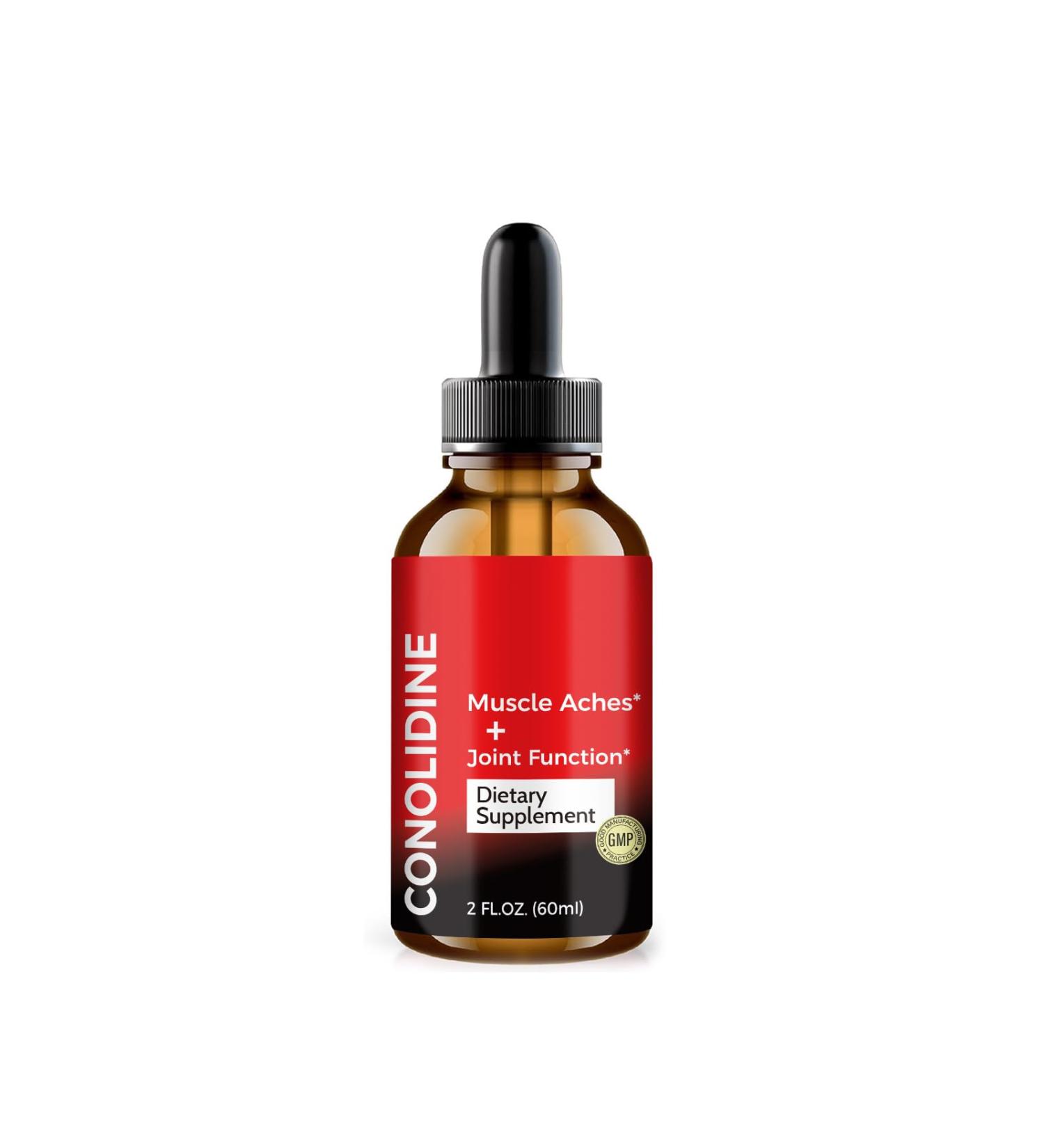 Conolidine Drops - All-Natural Joint Support Supplement for Pain Relief & Improved Mobility (1 PC - Buy Online on GoSupps.com