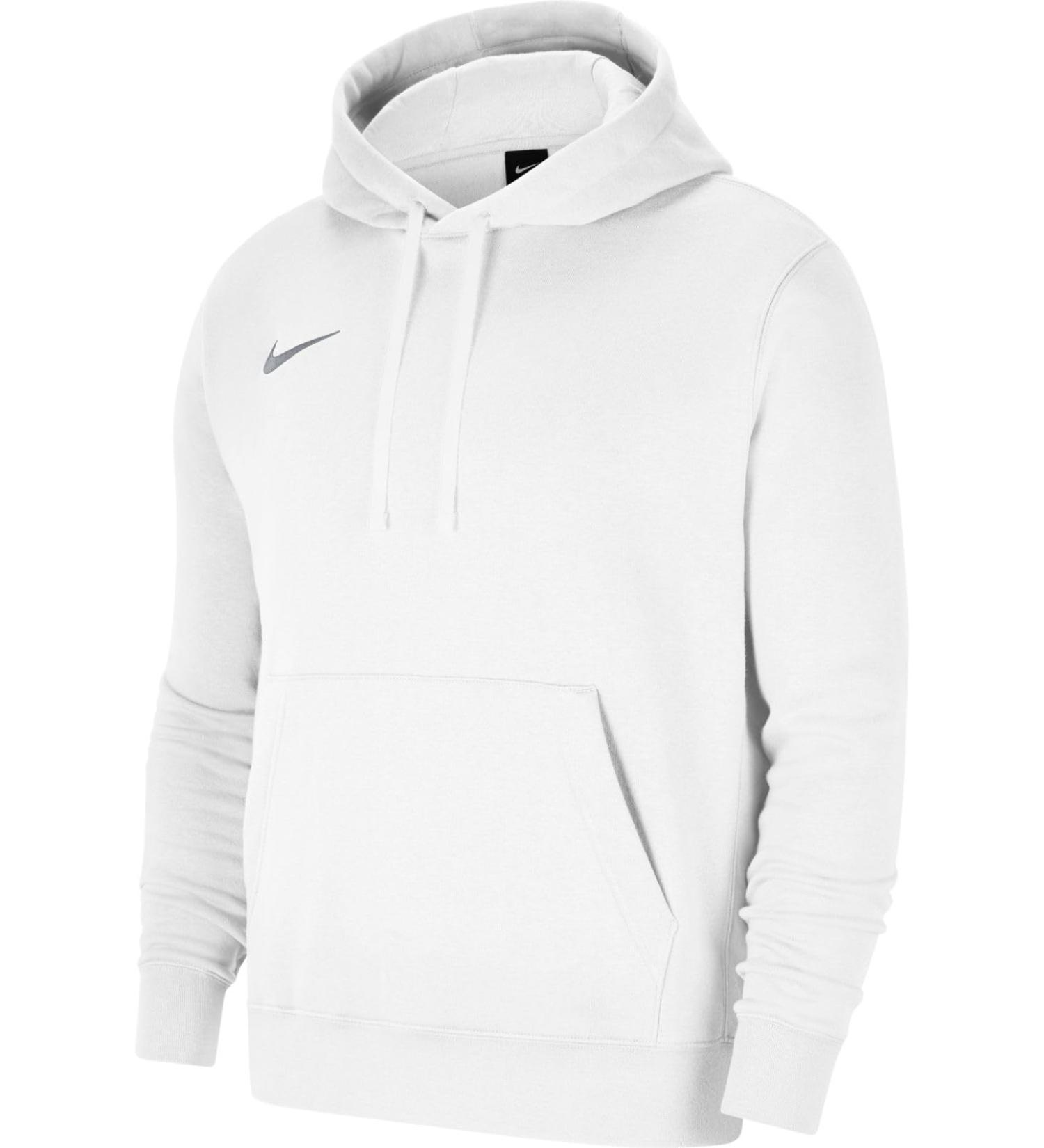 Nike Men's M NK FLC Park20 Po Hoodie Sweatshirt - White/Wolf Grey - International Shipping Available - Buy Online on GoSupps.com