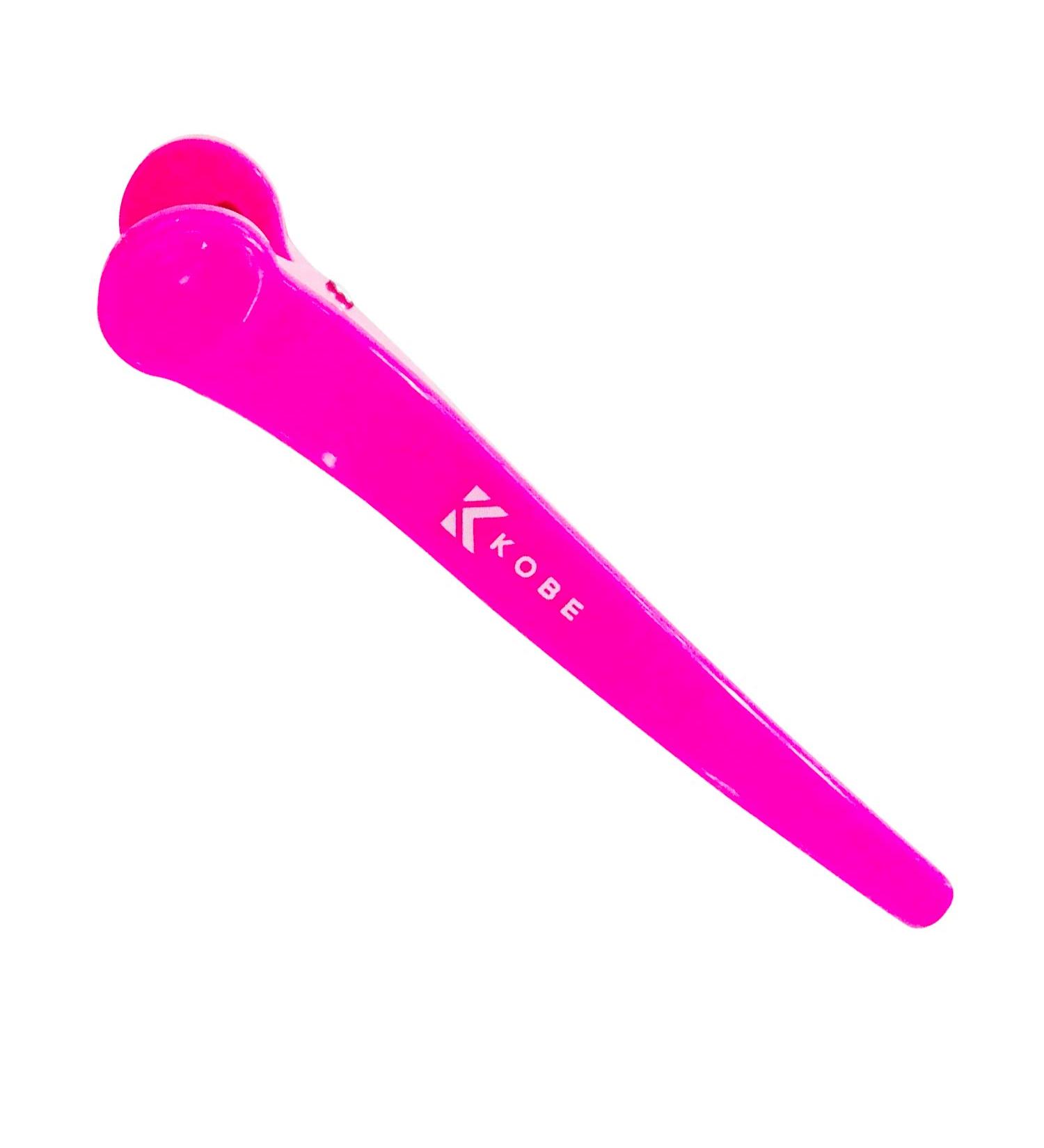 Kobe SureGrip Pink Professional Hairdresser's Sectioning Clips (x6) Strong Grip for All Hair Types Ideal for Long and Short Hair. Great for Styling - Buy Online on GoSupps.com