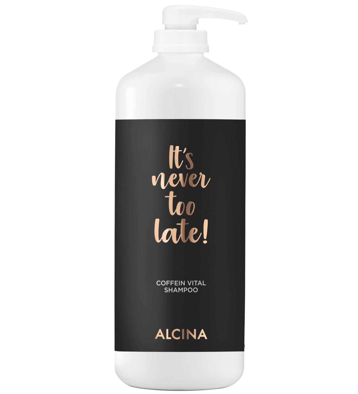 Dr AS ALCINA It s Never too late Coffein Vital Shampoo 1 x 1250 ml for thinning or hair loss prone
