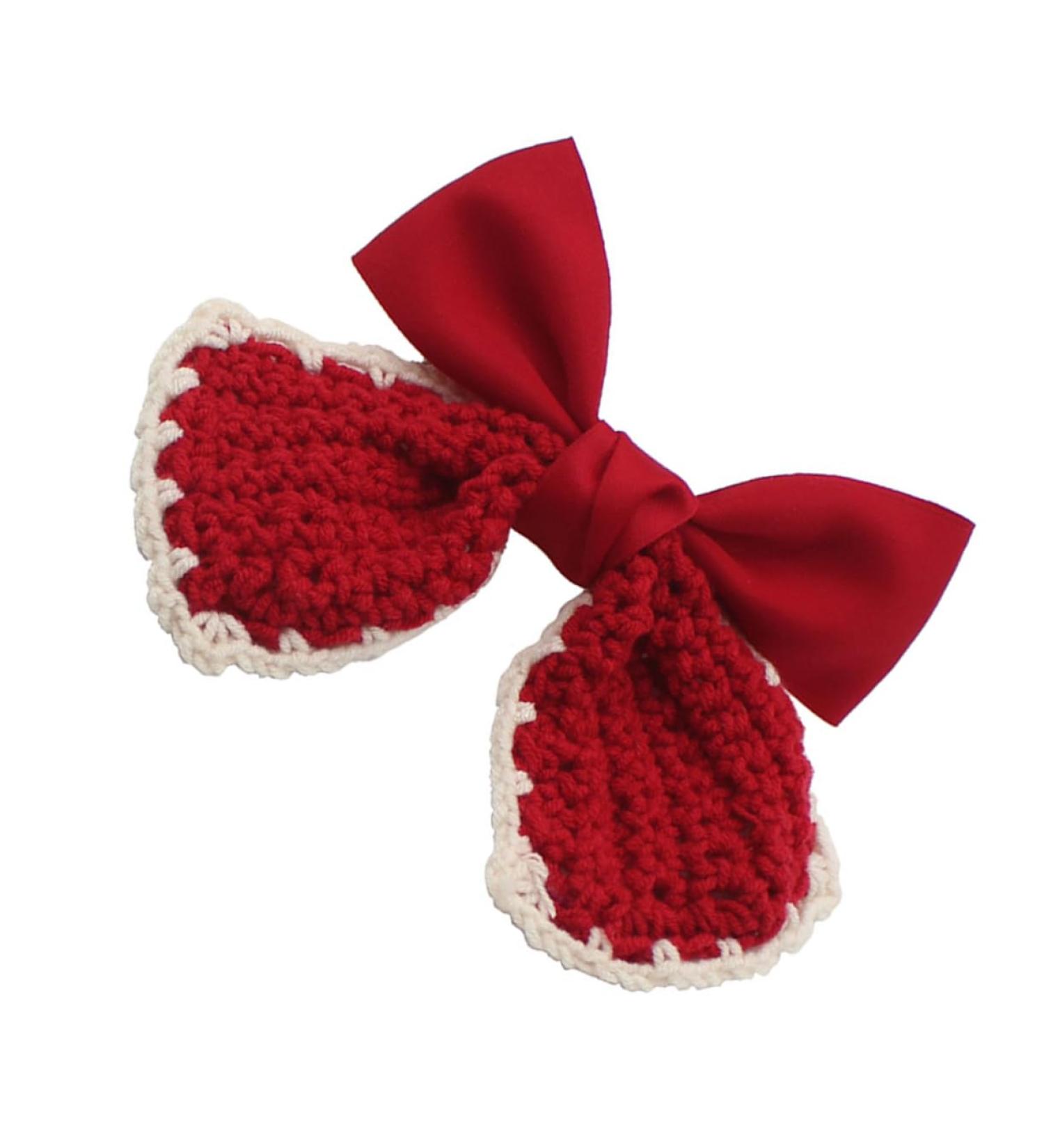 minkissy 1pc hairpin bowknot hair clips cute bow hair clips xmas bow hair clips christmas hair bows clips hair clips for girls girl bows Hair Bowknot fabric child spring clip little girl - Buy Online on GoSupps.com