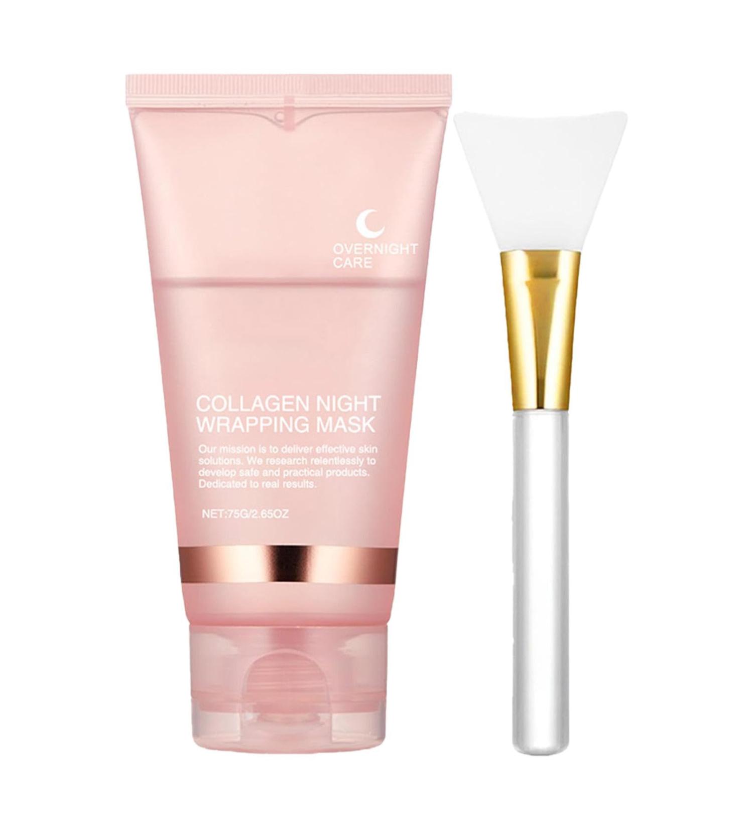 Collagenn Night Wrapping maskk - 75g Deep Cleansing Collagenn Peel Off maskk Peeling Collagenn Facial maskk for Dry Sensitive and Oily Skin - Buy Online on GoSupps.com