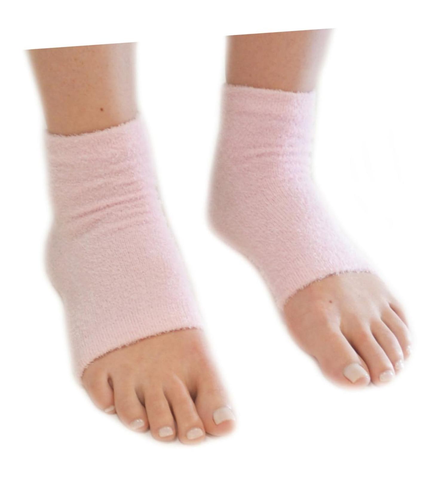 Ipetboom Womens Blue Socks Moisturizing Gel Socks Moisturizing Heel Socks Vented Heel Sleeves Women s Socks Essential Oils Moisturising Gel Heel Socks High Heels Spa Miss Pink - Buy Online on GoSupps.com