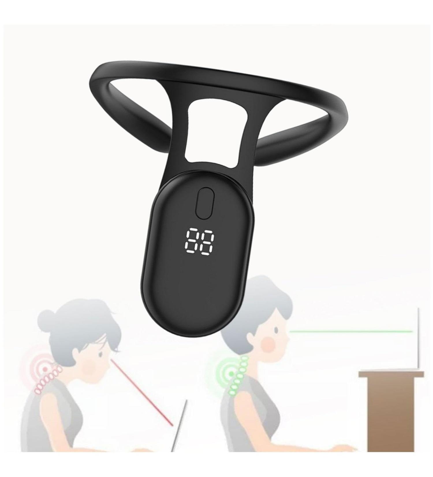 Electronic Posture Corrector for Women with Posture Reminder Device Electronic Posture Coach Trainer Help to Prevent and Improve The Hunchback Black - Buy Online on GoSupps.com