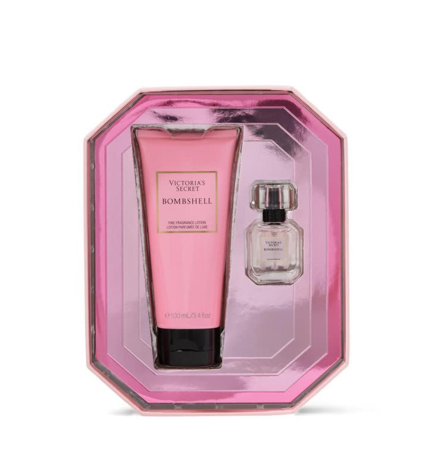 Victoria's Secret Bombshell Mini Fragrance Duo Gift Set - Eau de Parfum & Travel Lotion - Buy Online on GoSupps.com