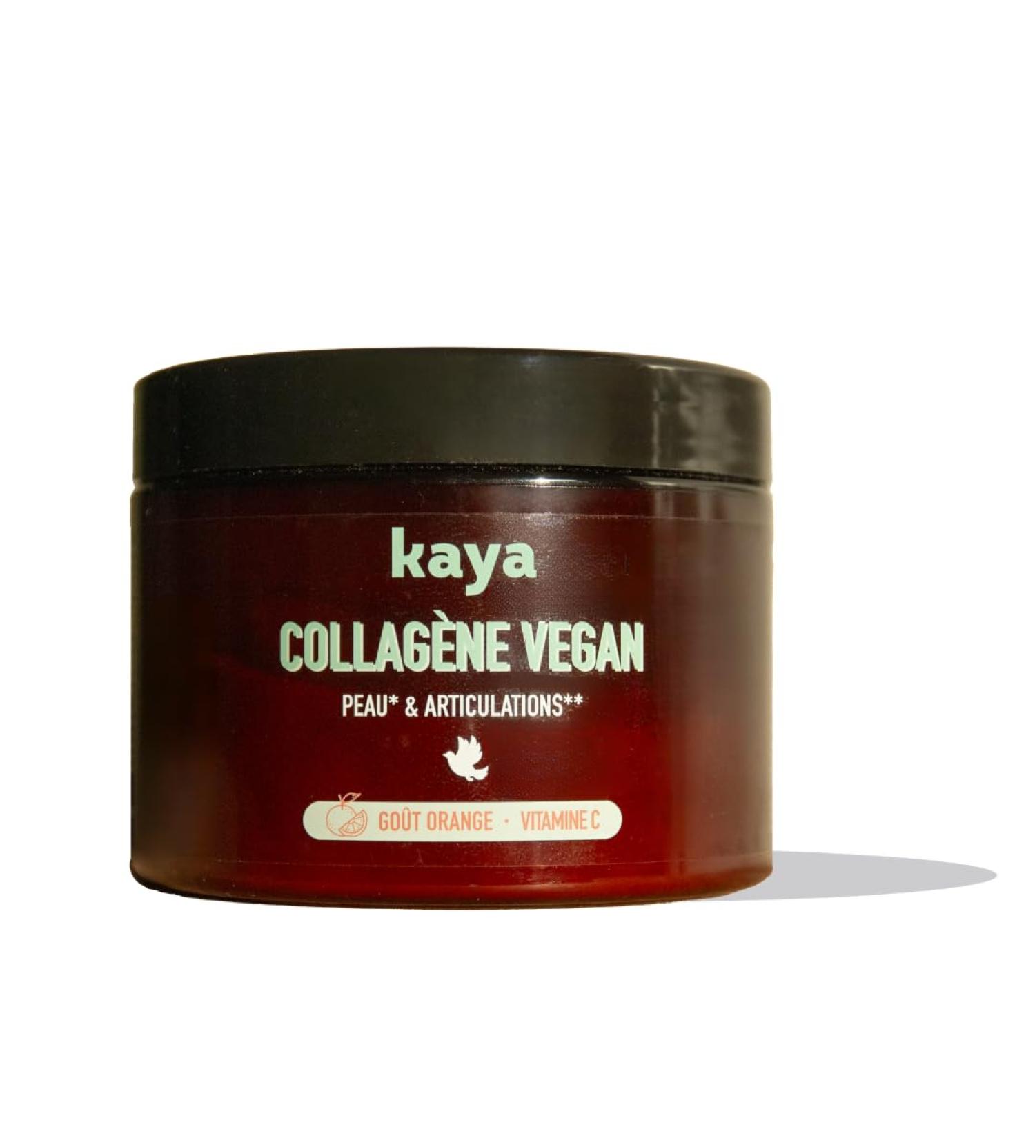 Kaya Vegan Pro-Collagen 100% Vegan Proven Effects (Skin Joints). Sugar Free Gluten Free. Dilute Powder. Orange Taste. 200 g (20 Days) - Buy Online on GoSupps.com