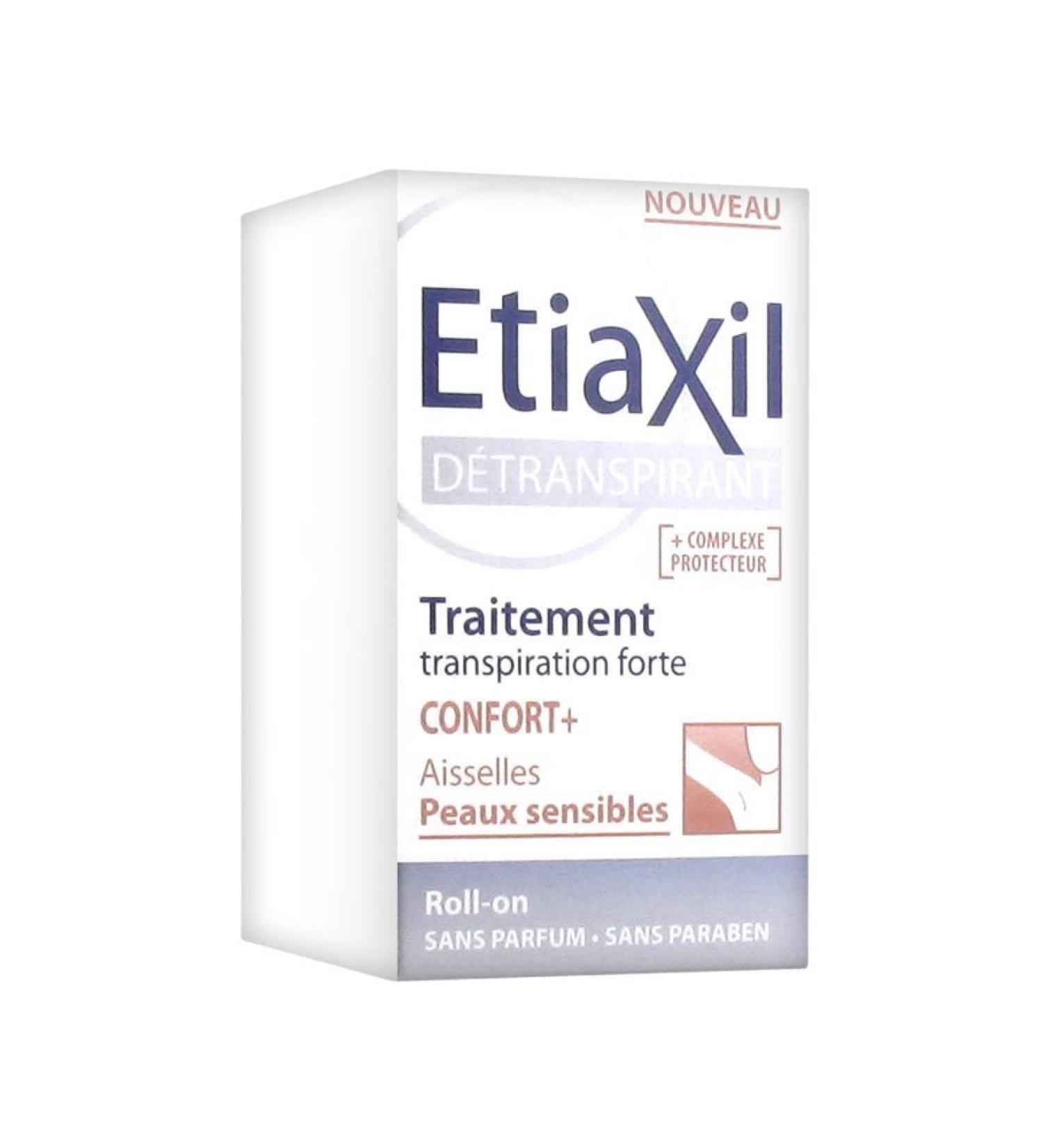 Etiaxil Confort+ Unperspirant Roll On Treatment For Armpits Sensitive Skins 15Ml