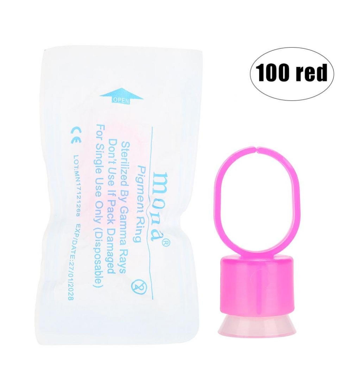 Brrnoo Disposable Ink Ring Cup Device Makeup Accessories Sponge Paint Holder Ink Small Ink Machine Supplies Set (2 - Buy Online on GoSupps.com