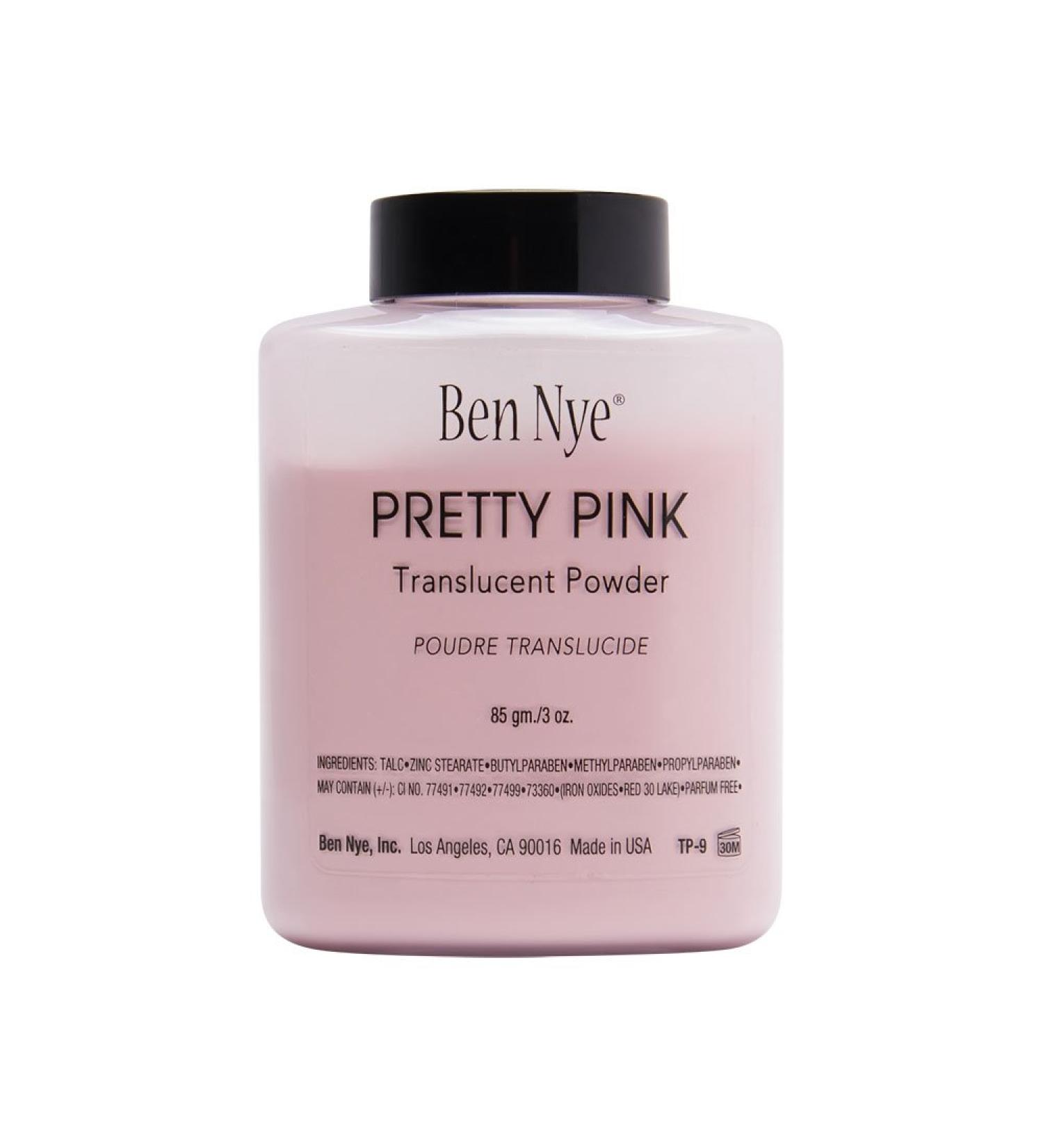 Ben Nye Translucent Powder Pretty Pink Face Powder 90ml (85gm) by Ben nye