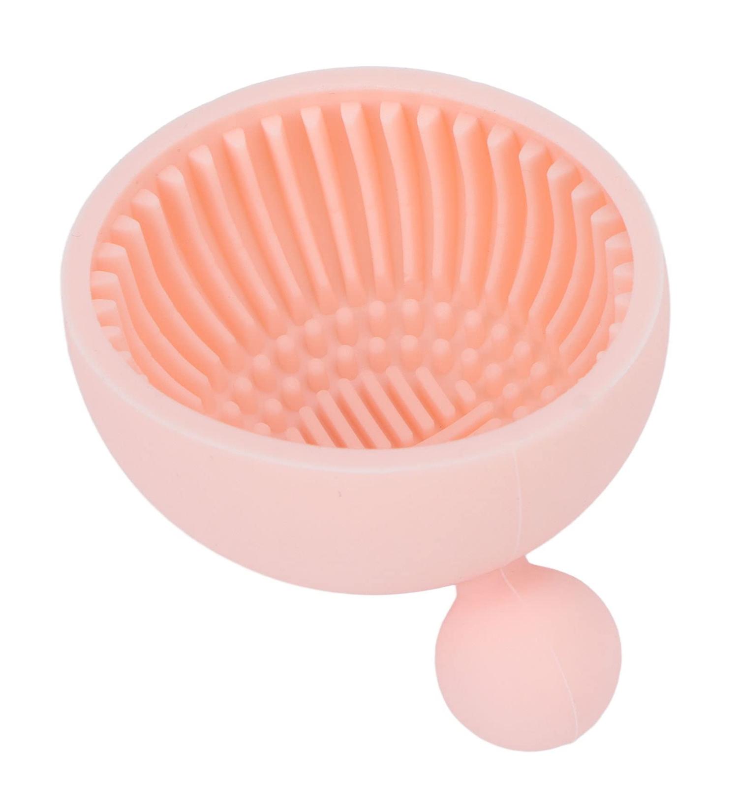 Wnvivi Makeup Brush Cleaning Bowl | Silicone Cosmetic Brush Cleaner Scrubber | Portable Tool for Brushes & Sponges | International Shipping Available - Buy Online on GoSupps.com