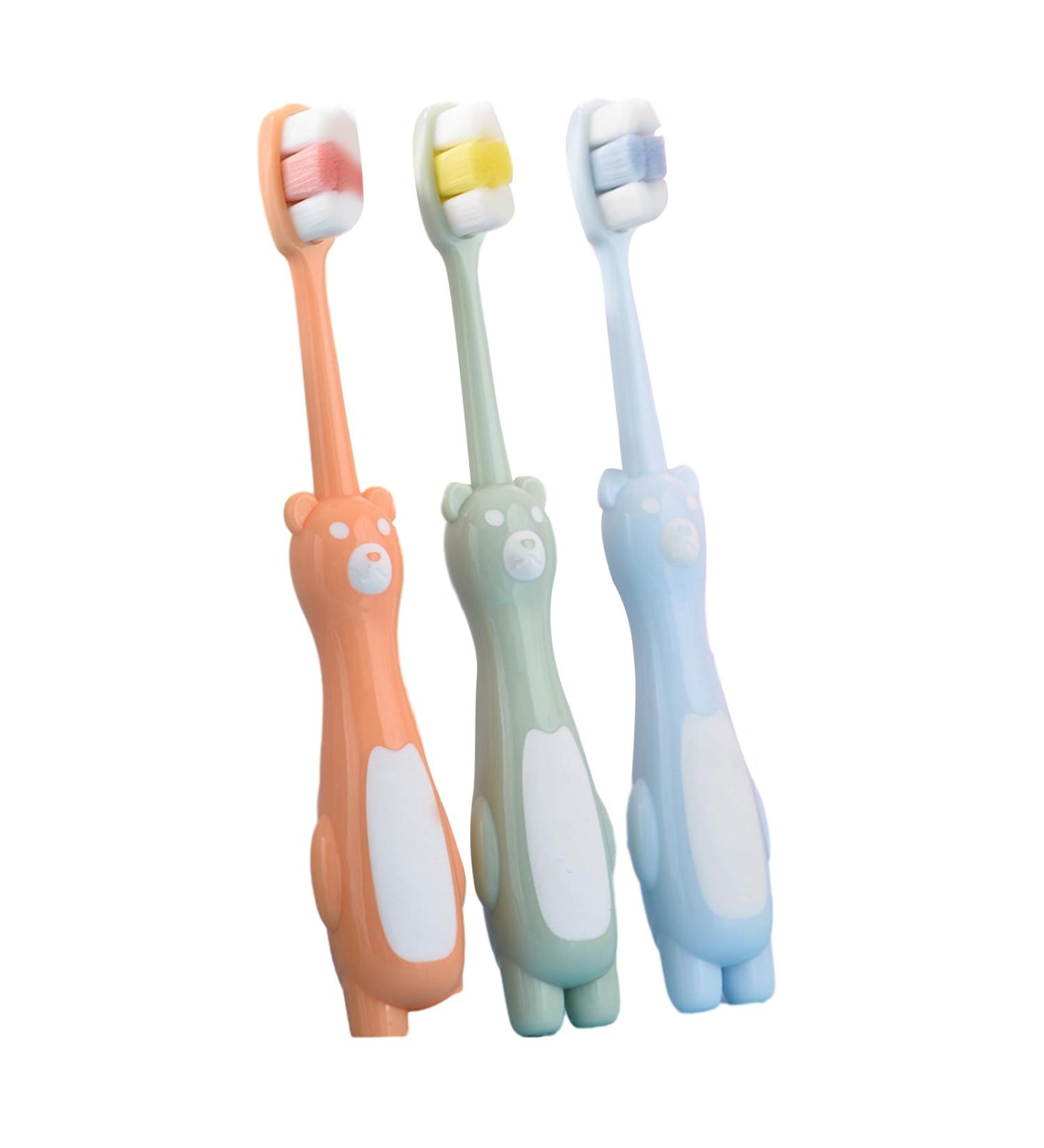 Buy Cartoon Children's Toothbrushes - Soft Bristles for Gentle Tooth Care | Ideal for School & Outdoor Activities - Buy Online on GoSupps.com