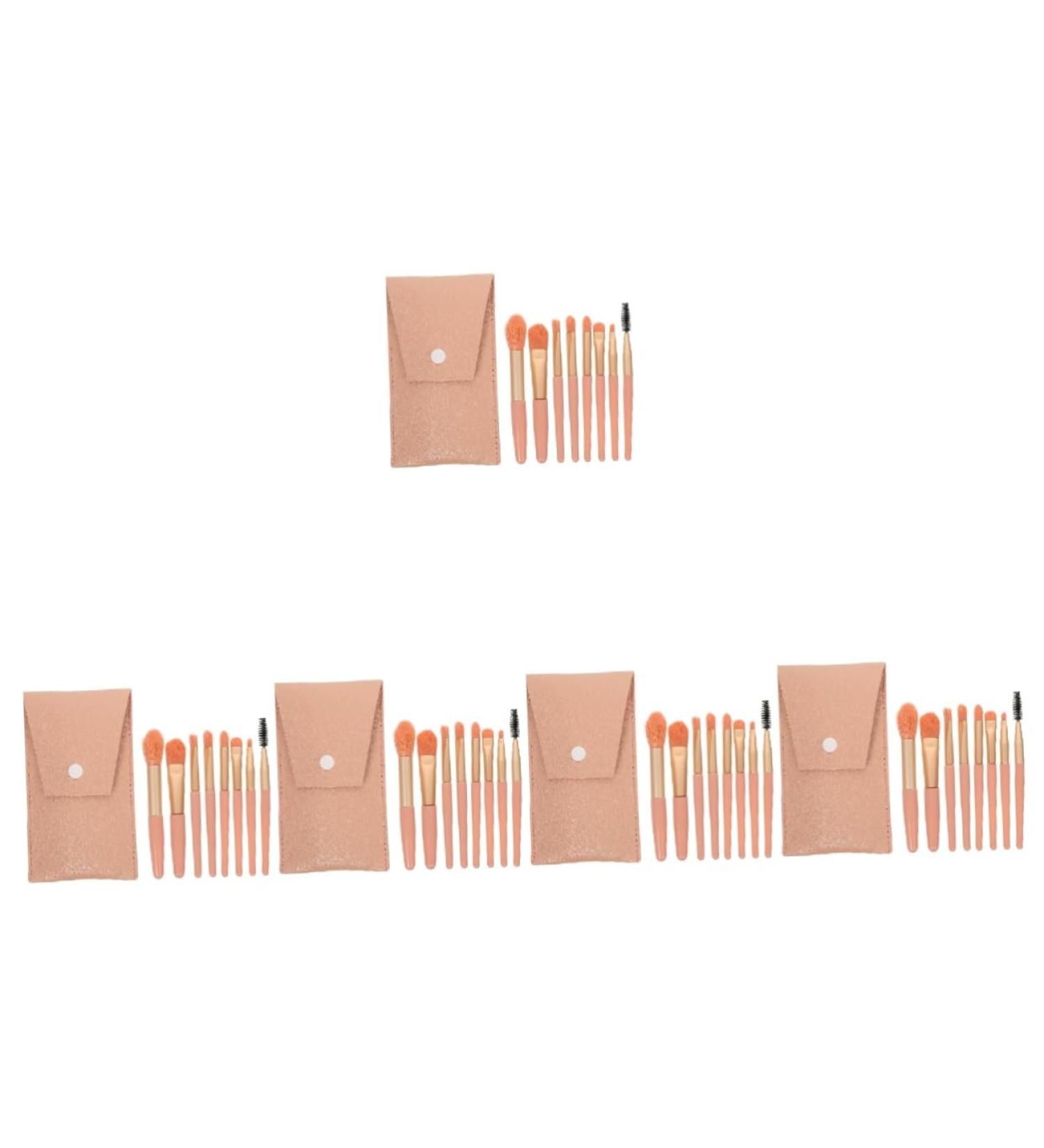 FRCOLOR Makeup Tool 5 Sets Travel Makeup Ladies Suits Cosmetology Kit Supple Makeup Brush Travel Kits for Women Face Makeup Brush Portable Brush Aluminum Tube Soft Makeup Utensils Miss - Buy Online on GoSupps.com