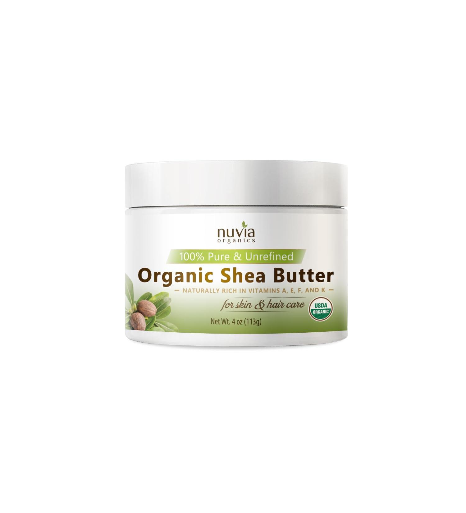 USDA Certified Organic Unrefined Shea Butter - 4oz Non-GMO | Premium Quality eCommerce International Shipping - Buy Online on GoSupps.com