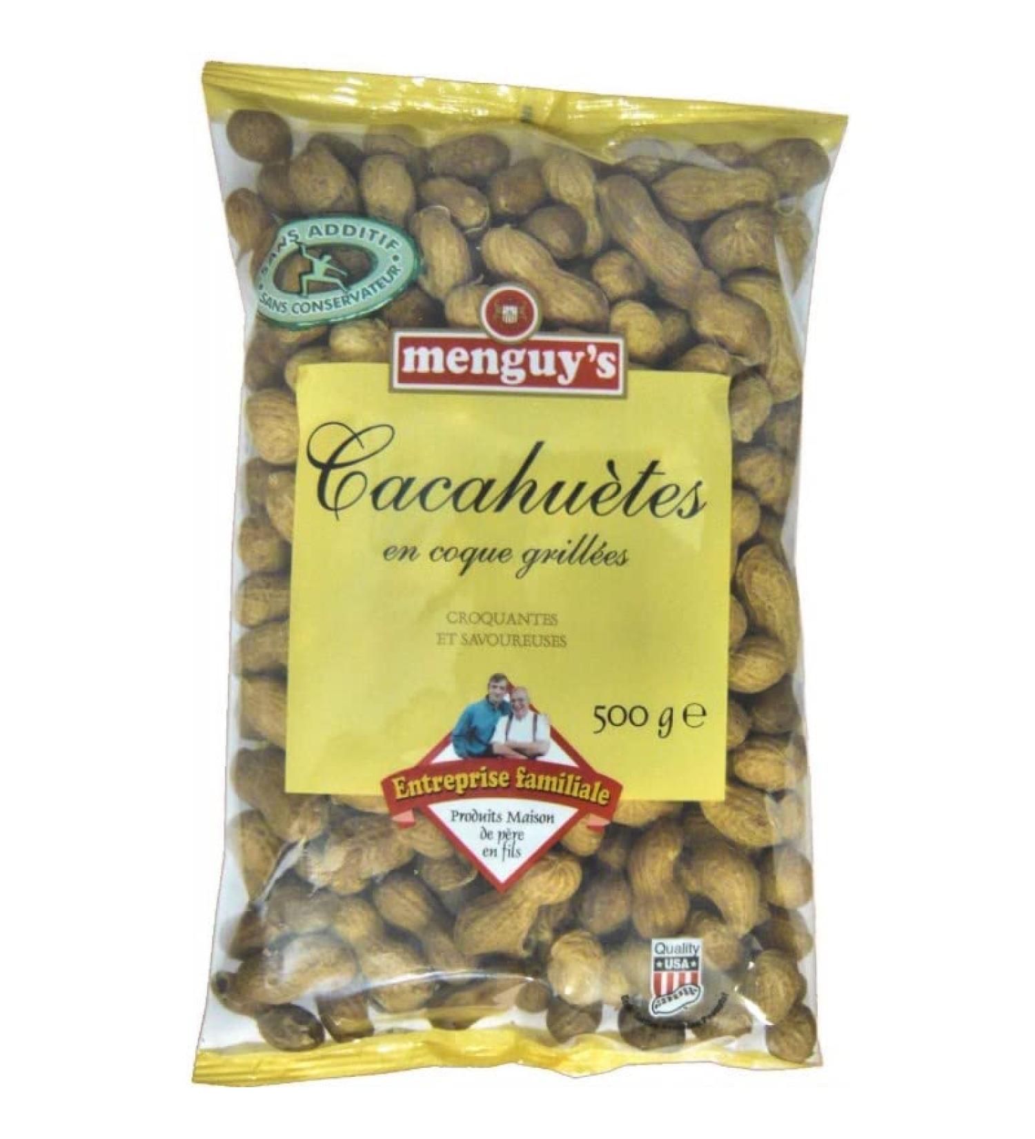PEANUTS IN SHELL 500G MENGUY'S PACK OF 3 - Buy Online on GoSupps.com