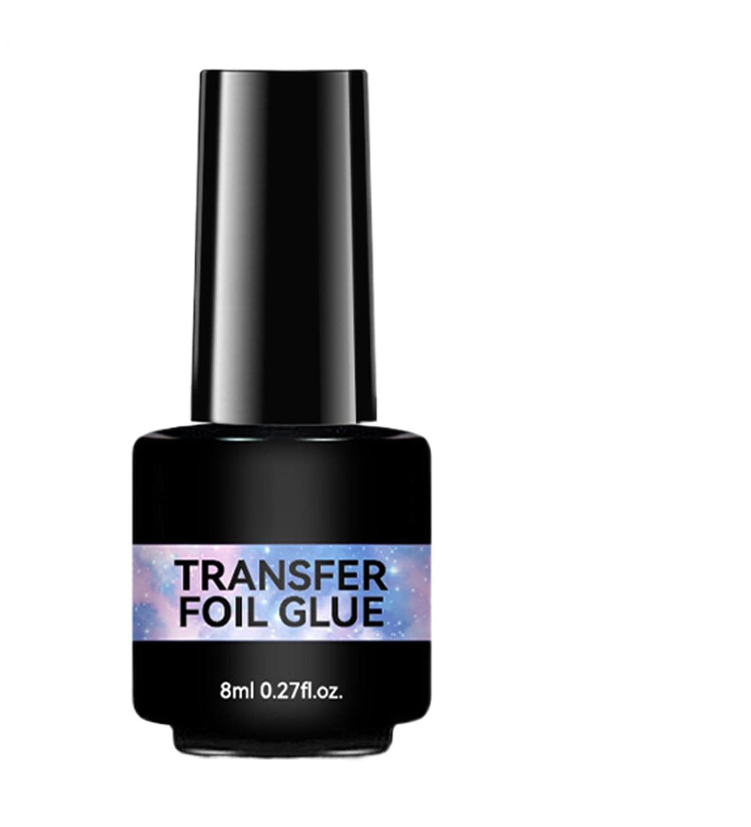 Nail Foil Glue | 8ml Strong Adhesion Transparent Gel Requires a UV Lamp | Ideal for Home Care and Decorative Nail Art - Buy Online on GoSupps.com