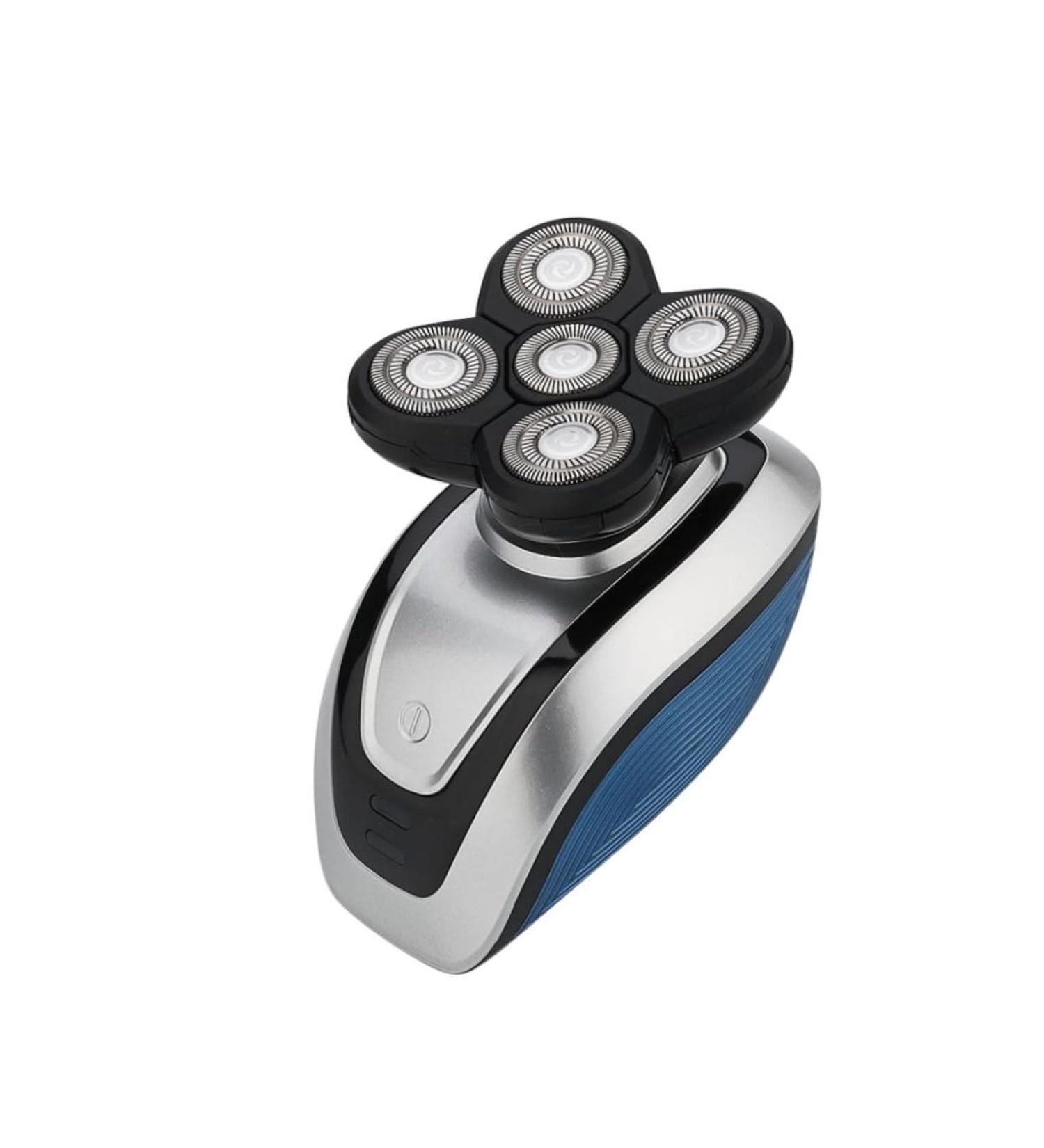 Angoily 5-in-1 Electric Razor & Facial Brush for Men - Rechargeable Shaver with Rotating Brushes - International Shipping Available - Buy Online on GoSupps.com