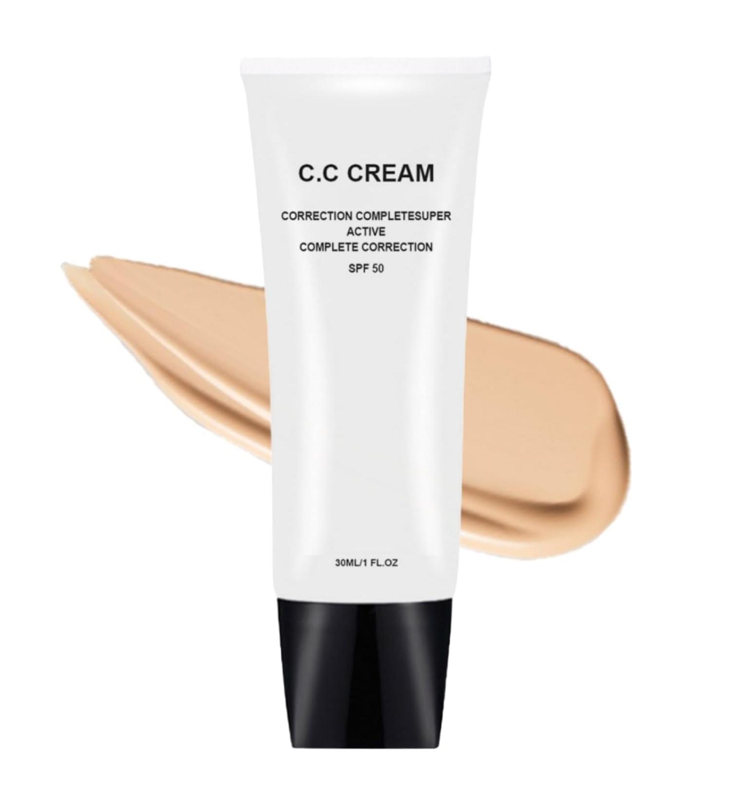 Cr me CC pour femmes d' ge m r cr me hydratante correctrice de teint pour peaux matures base de maquillage cr me CC l g re contr lant le s bum correcteur pour femmes d' ge m r (Ivoire) - Buy Online on GoSupps.com