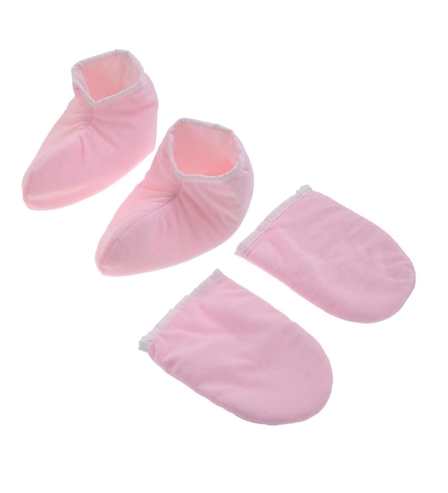 2paires Mitaines De Paraffine ponge Avec Fermeture Pression Housses Isolantes Pour Bain De Cire Mains Et Lot - Buy Online on GoSupps.com