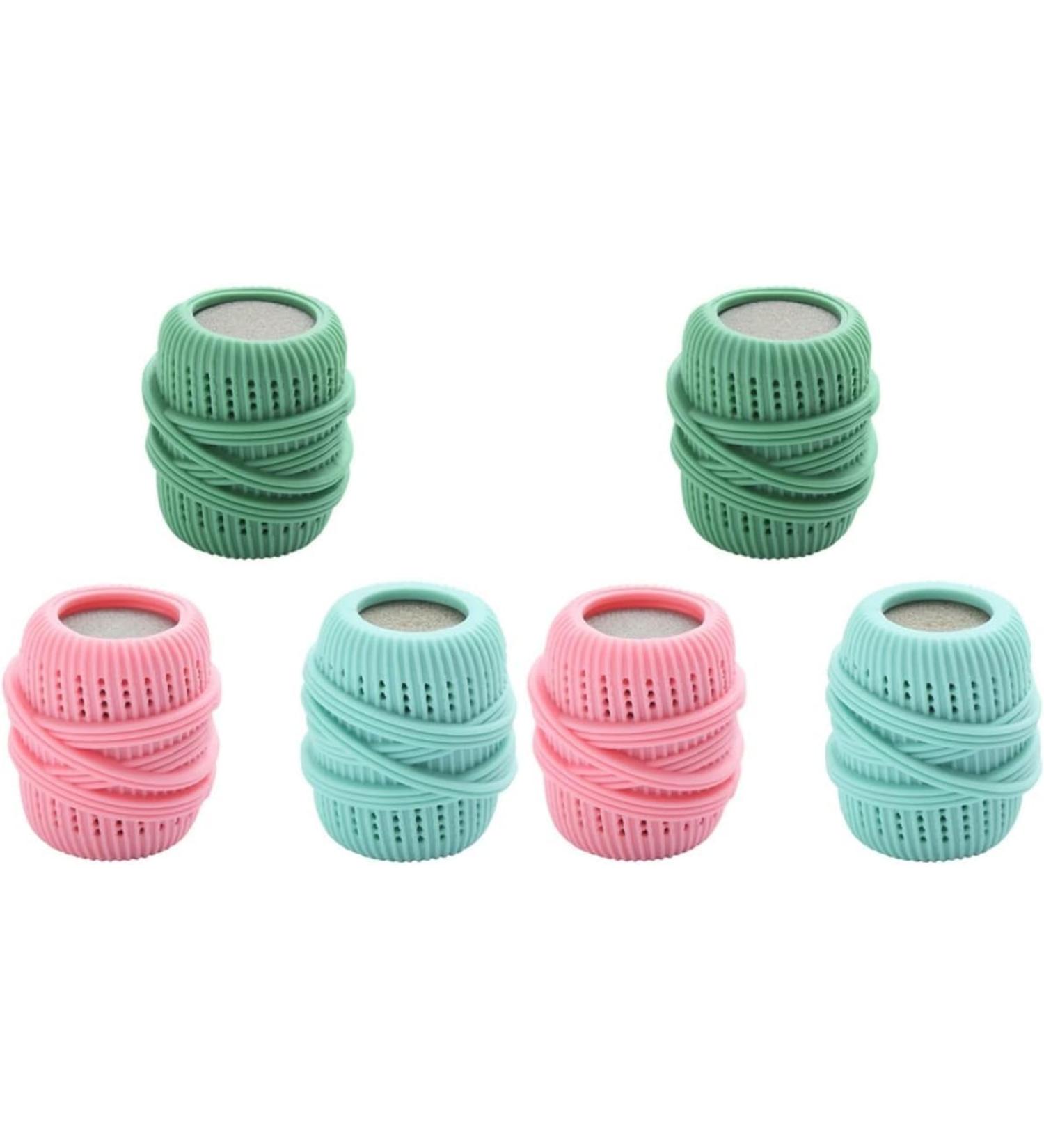 Laundry Ball Soap Dryer Fabric Softener Dispenser Washing Machine Ball Washing Machine Fabric Softener Household Clothes Washing Ball Anti Winding Laundry Washing Machine Laundry Ball (6PC) - Buy Online on GoSupps.com