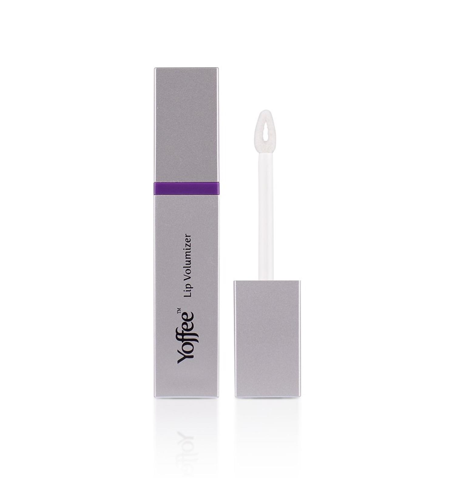 Yoffee - Lip Volumizer Extra Volume Lip Gloss Fuller Shinier and Hydrated Lips Organic Argan and Guarana Oil Hyaluronic Acid and Shea Butter Vegan 3ml - Buy Online on GoSupps.com