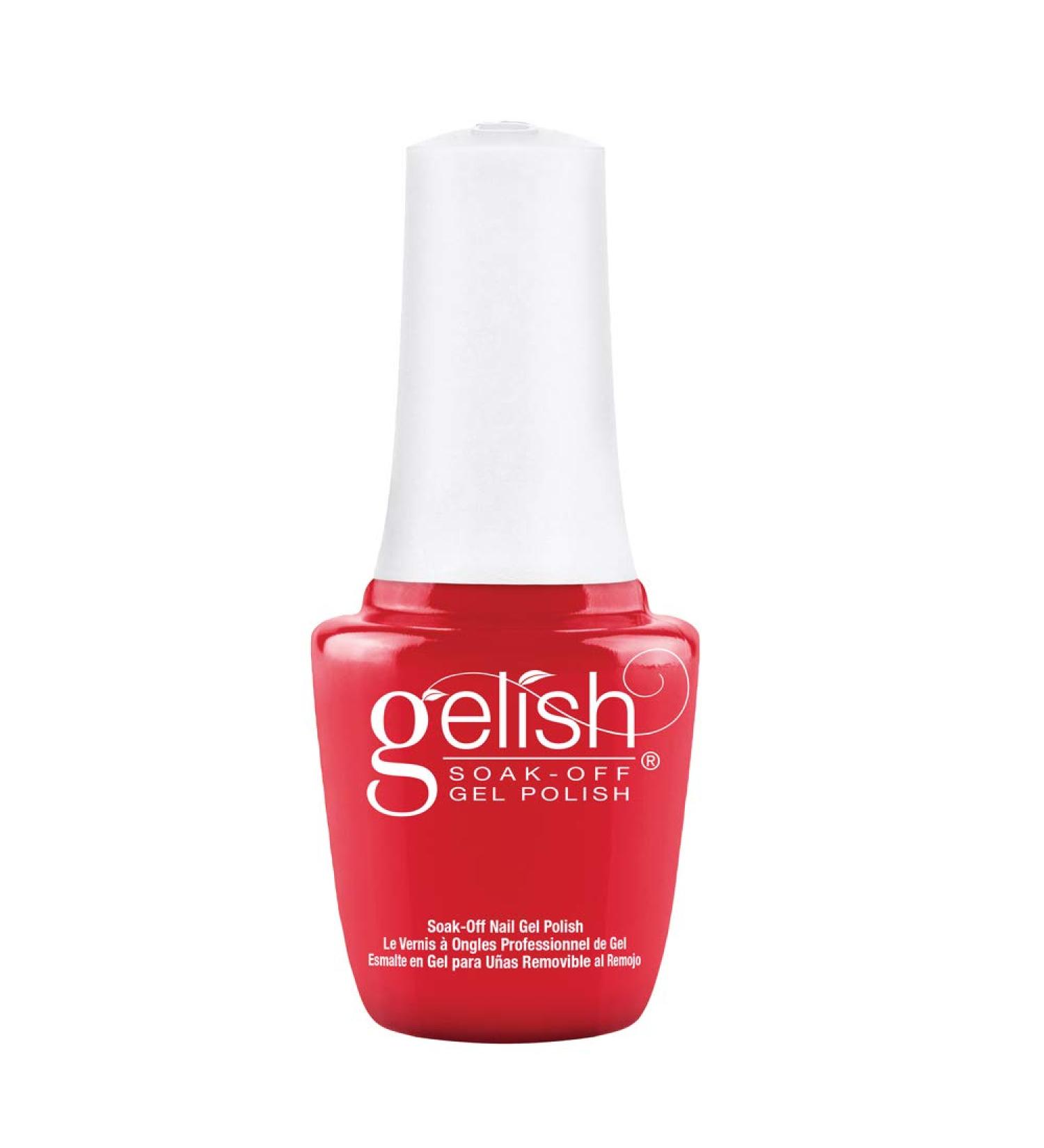 Gelish MINI Fire Cracker Red Gel Nail Polish - 0.3 oz | Long-Lasting Soak-Off Formula - Buy Online on GoSupps.com