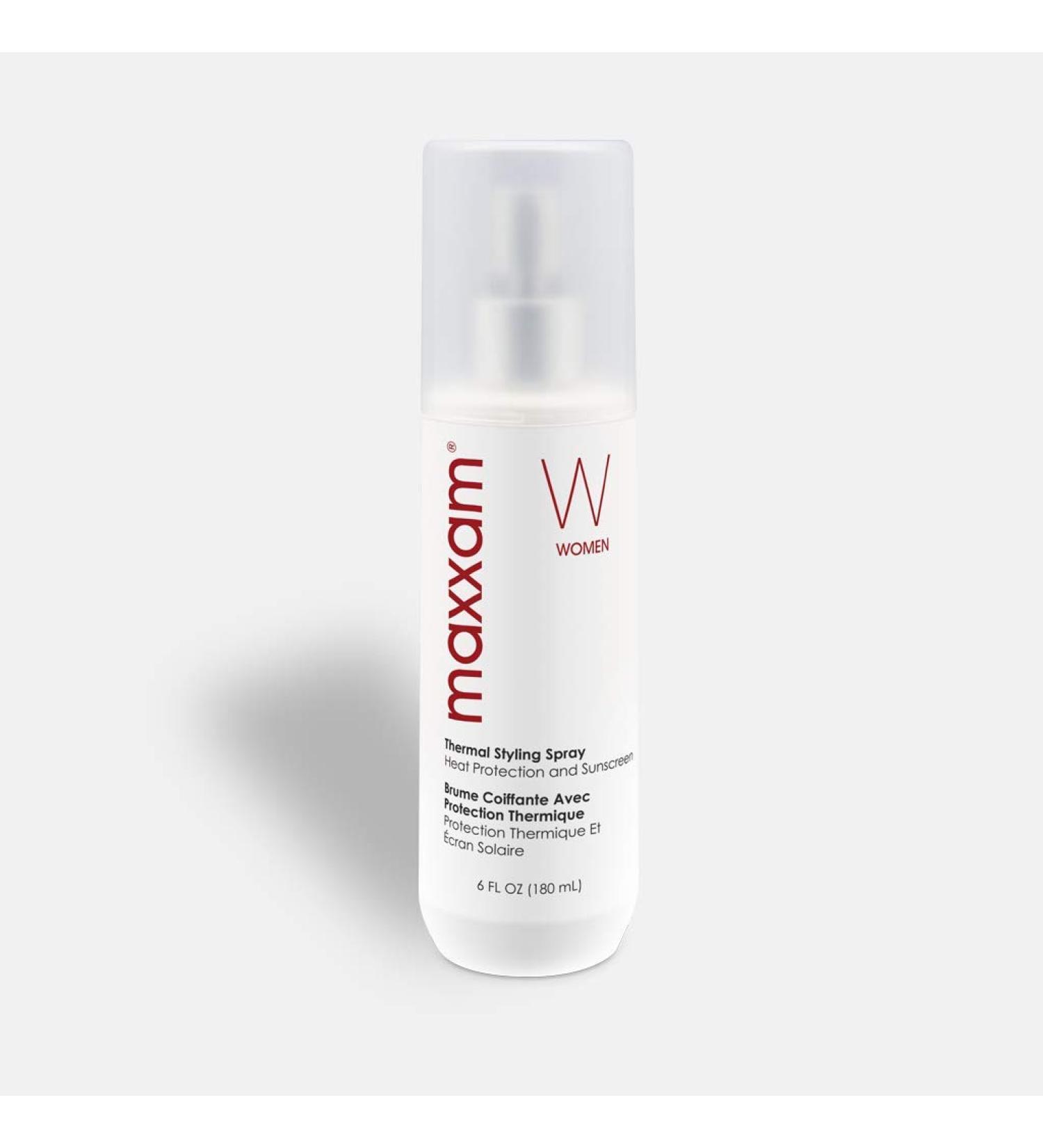 Maxxam Thermal Styling Spray with Leave-in Moisturizing Conditioner Daily Heat Protectant with Hair Sunscreen 6 Fl Oz - Buy Online on GoSupps.com