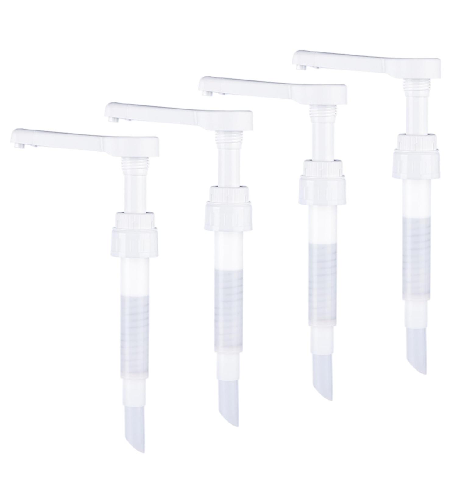 Pompe 4 pi ces pour bouteille de sirop Pompe d tergent lessive polyvalente en plastique sans BPA r sistante aux fuites usage commercial et domestique pour bouteille de sirop - Buy Online on GoSupps.com