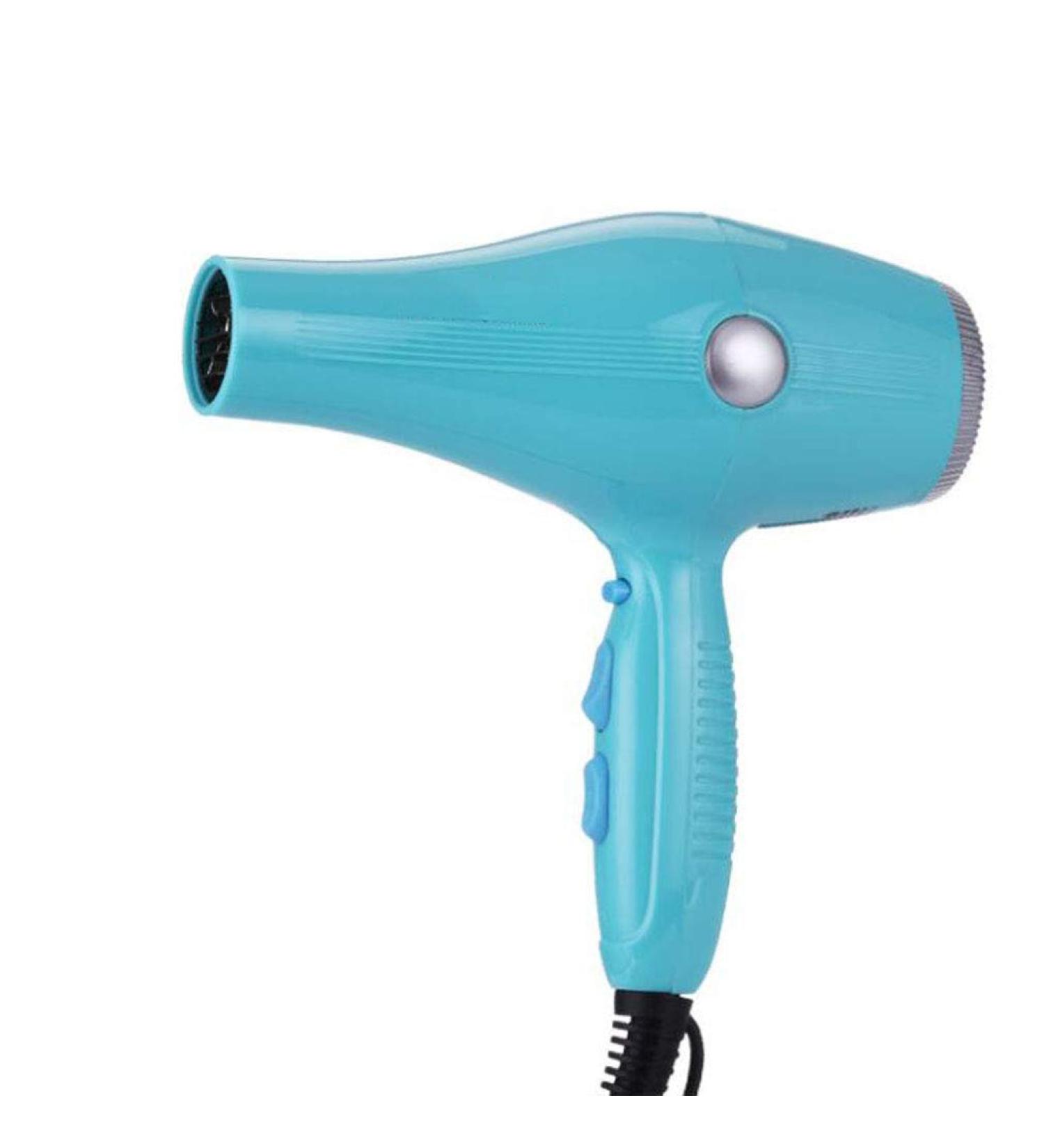2200W Hair Dryer with Air Nozzle Powerful Hairdryer Fast Drying Blow Hair-Dryer DC Motor 220V 2 Speed and 3 Heat Cold Shot Button 2.0m Long Cable Light Quiet for Home and Salon Women Men Blue Small - Buy Online on GoSupps.com