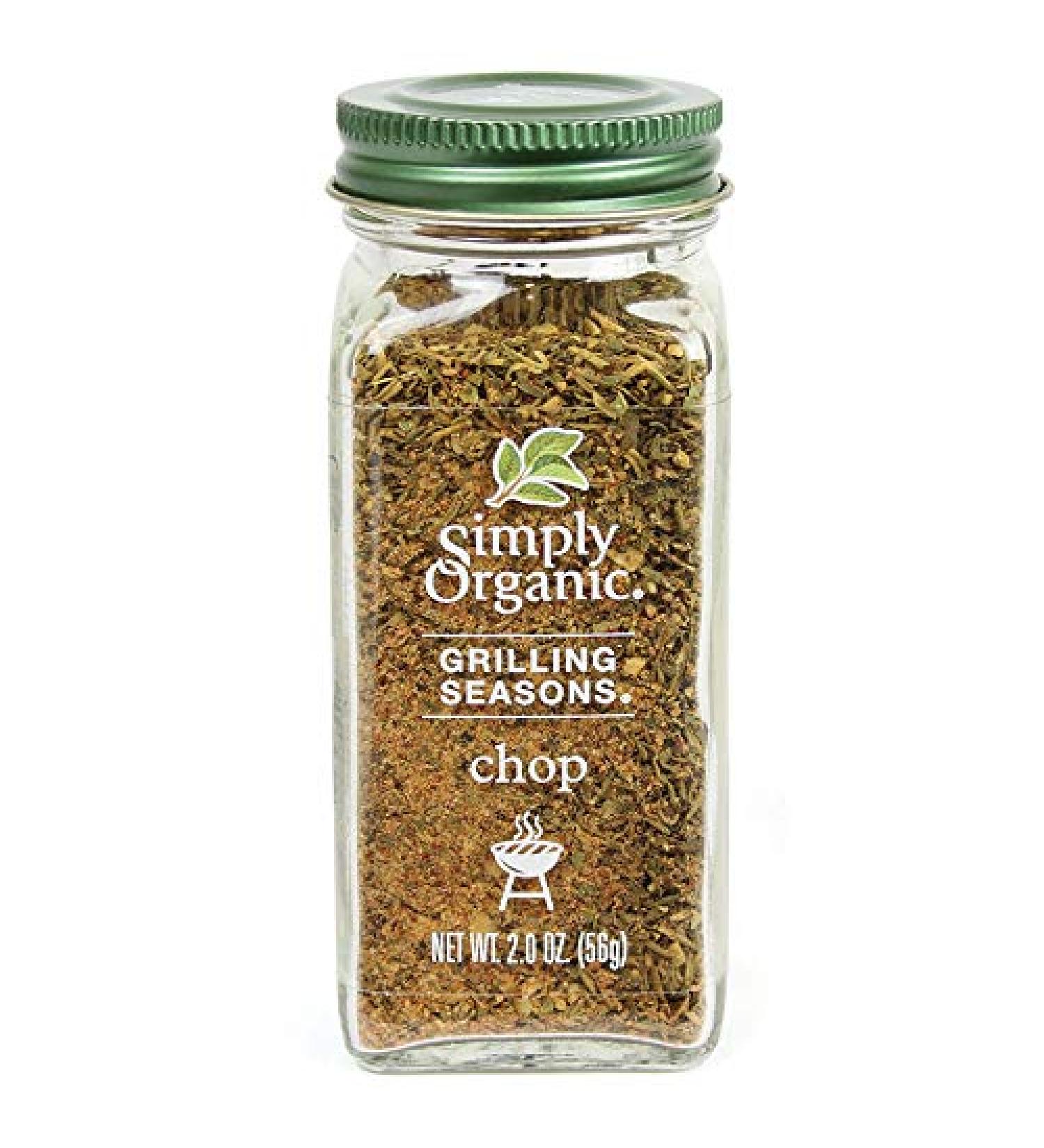 Simply Organic Grilling Seasons Chop 2.0 oz - Premium Organic Spice Mix - Buy Online on GoSupps.com