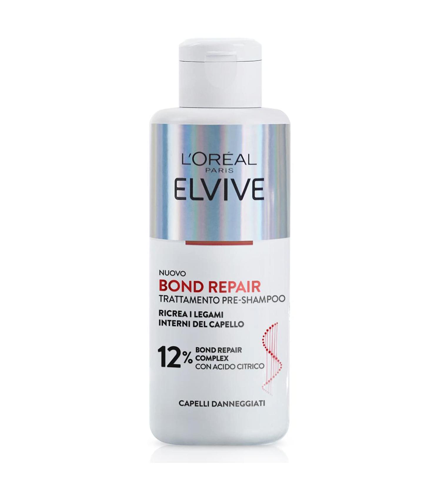 L'Oreal Paris L'Or al Paris Elvive Bond Repair Pre-Shampoo Strengthening For Damaged Hair Recreates Hair Links With Citric Acid 200 ml