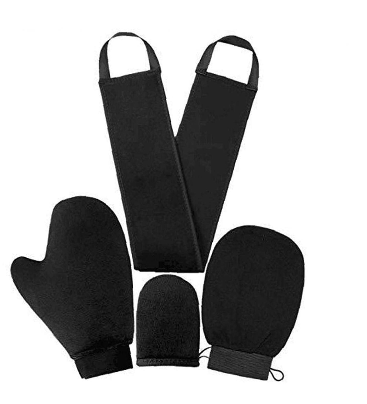 TOSSPER 4 in 1 Tanning Lotion Applicator Self Tanner Mitt Kit Self Tanner Back Tan Applicator - Buy Online on GoSupps.com
