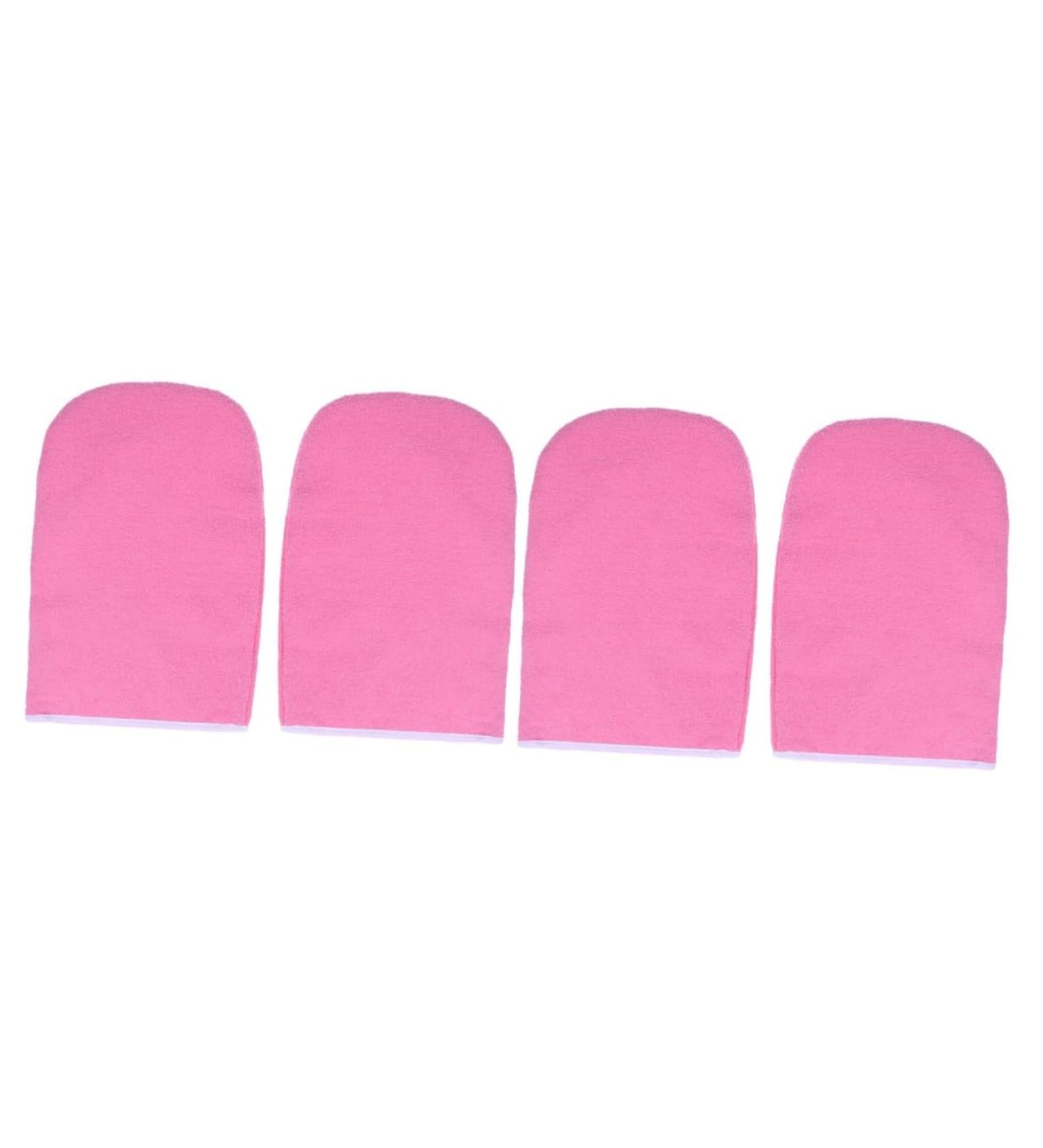 FOMIYES 2 Pairs Paraffin Wax Gloves Insulated Gloves Hand Spa Cover Hand Treatment Mitts Bath Treatment Mitt Pink Thicken Cotton Gloves - Buy Online on GoSupps.com
