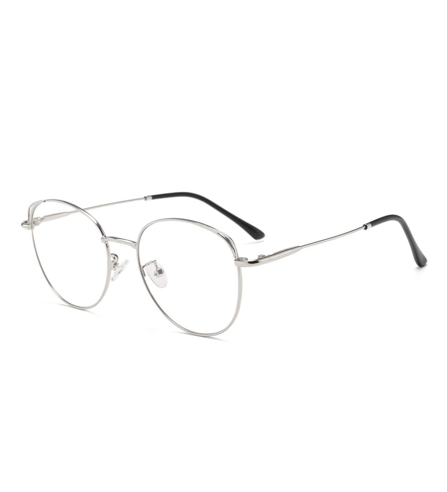 Buy Stylish Cat Eye Blue Light Filter Glasses - Anti-UV Computer & Gaming - Metal Frame for Women - Prescription-Free - Buy Online on GoSupps.com